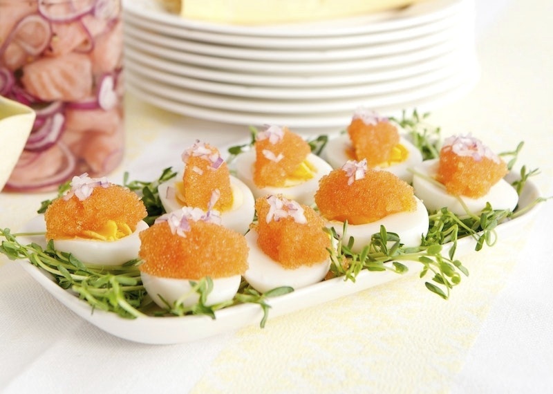 10 fyllda ägghalvor till midsommar