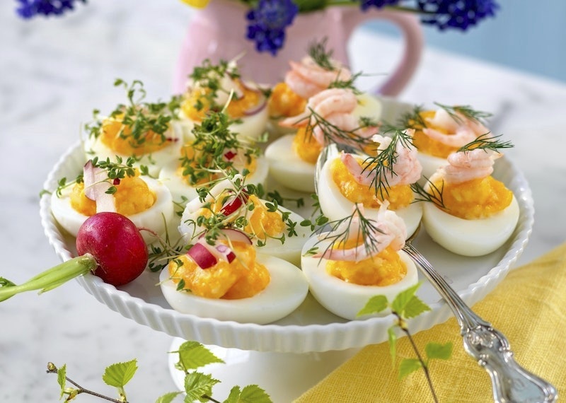 10 fyllda ägghalvor till midsommar