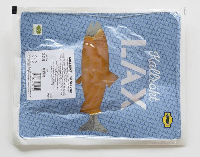 Stort test av kallrökt lax – Kallrökt lax från Favorit.