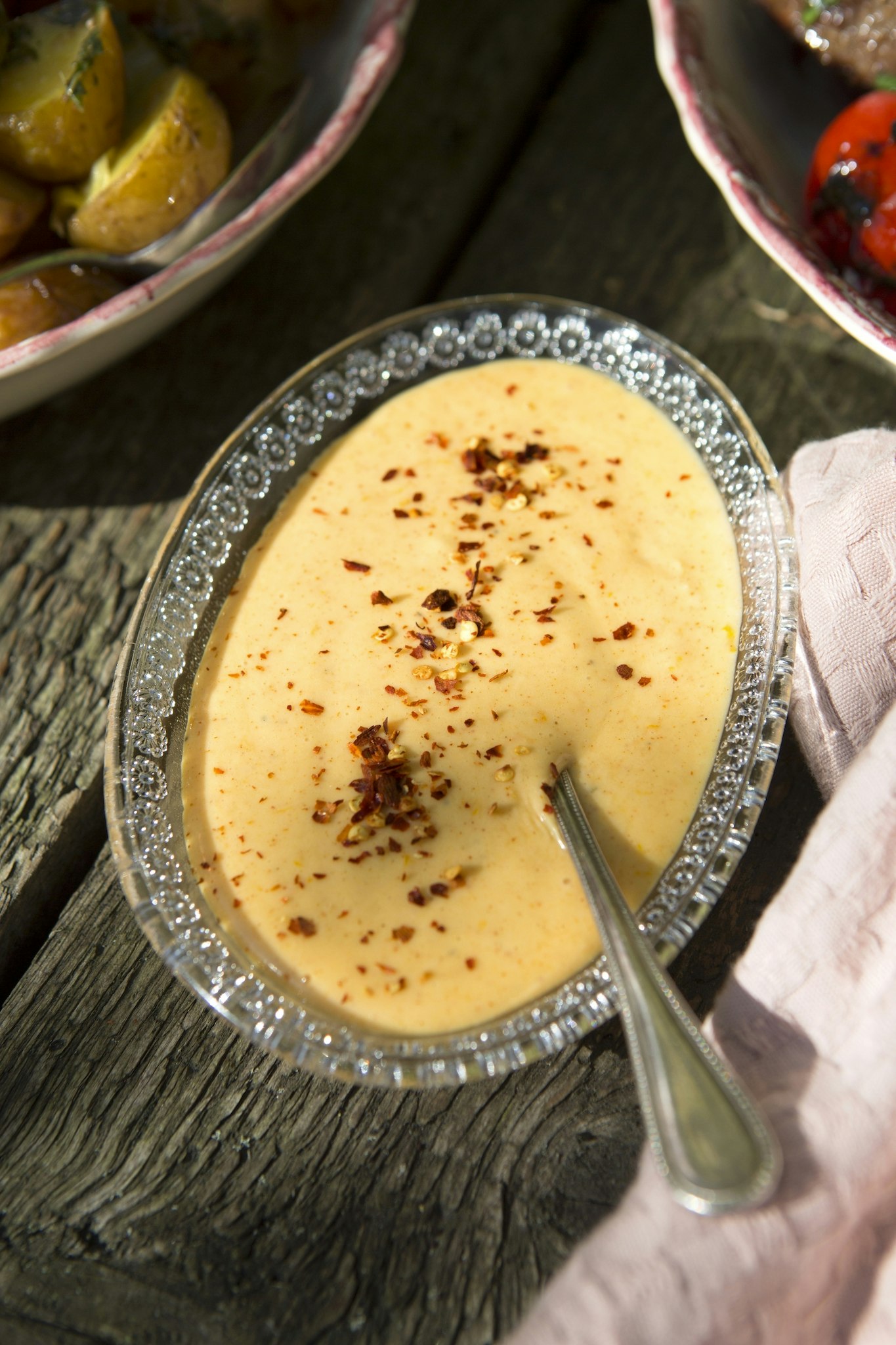 Aioli med rökt paprika och apelsin