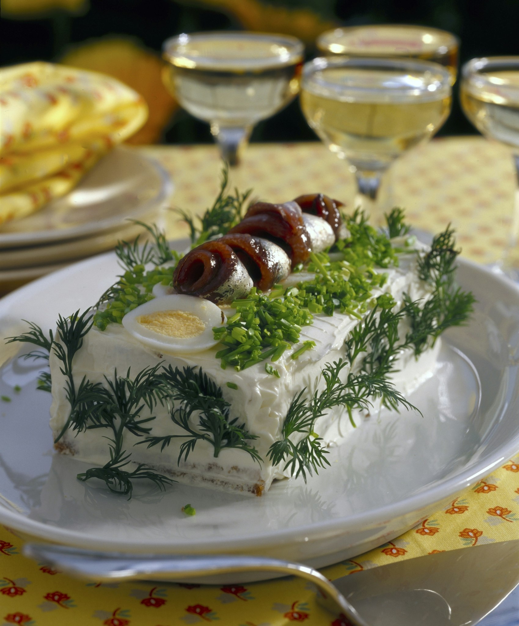 Ansjovistårta med kavring