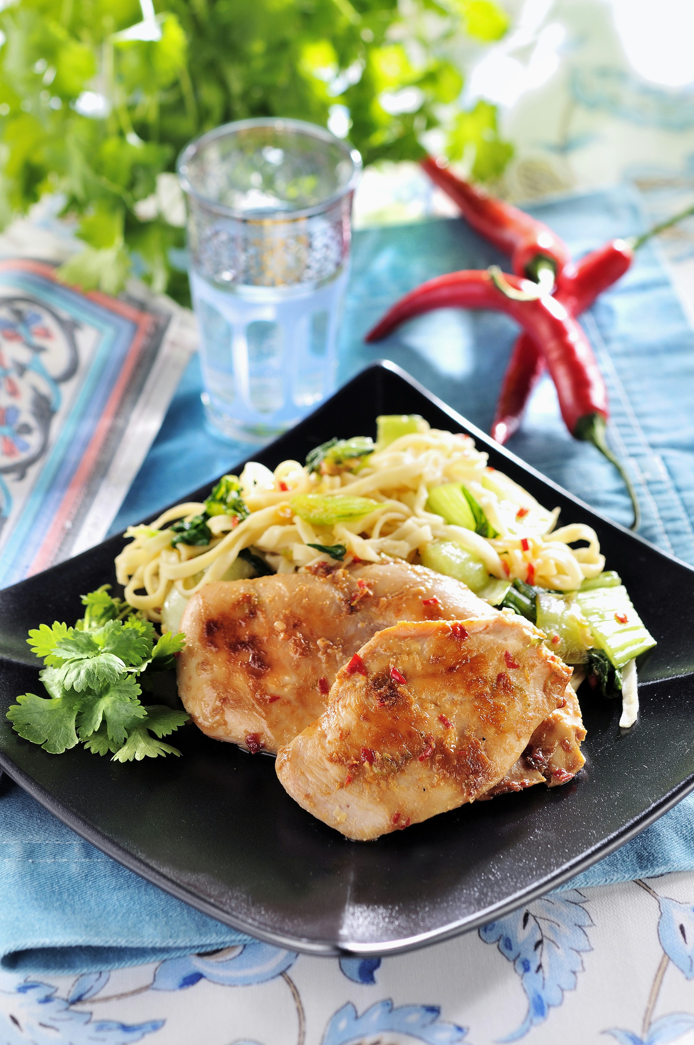 Asiatisk kyckling med ingefära