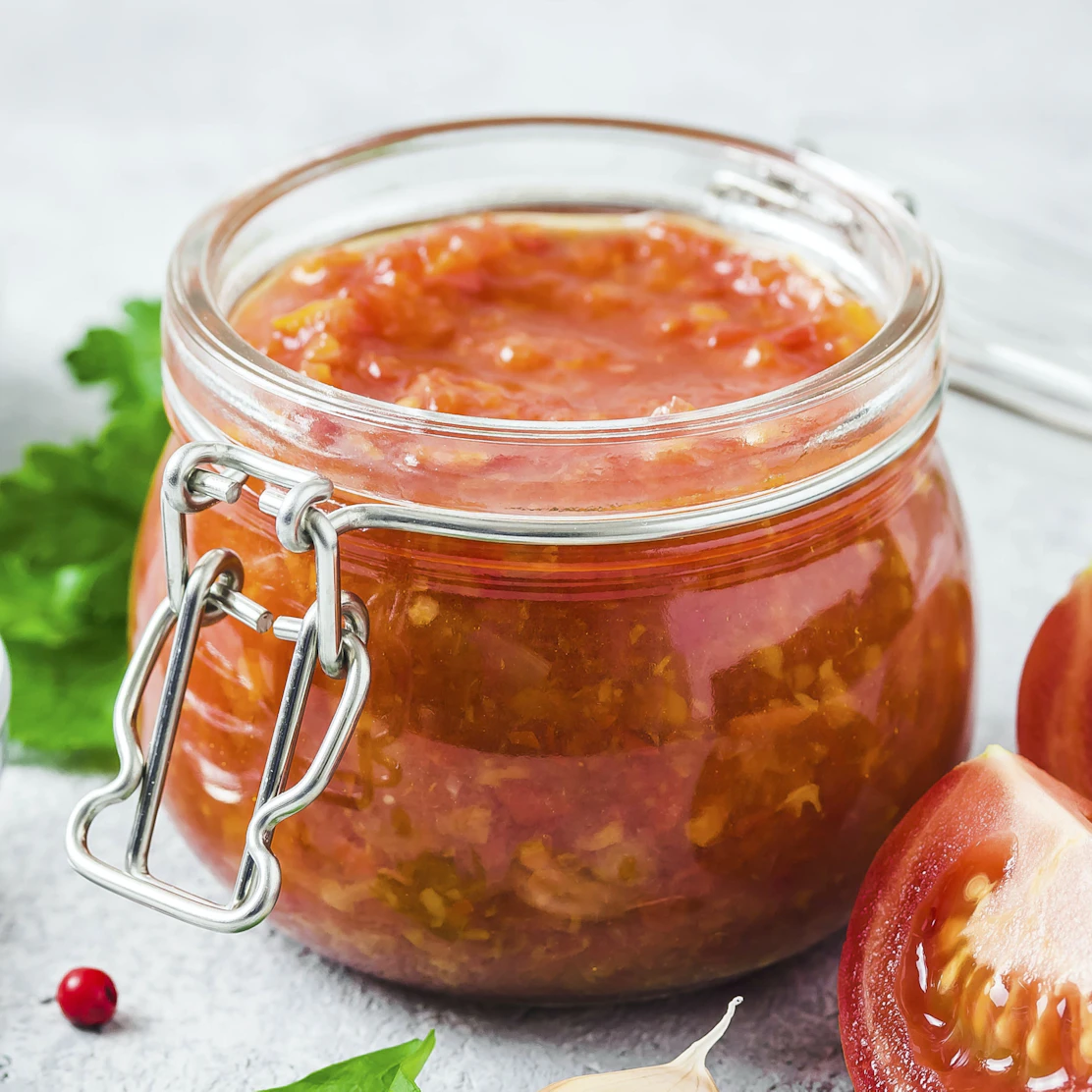 BBQ-sås med krossade tomater