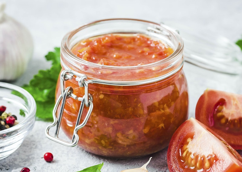 Barbequesås krossade tomater Barbequesås krossade tomater