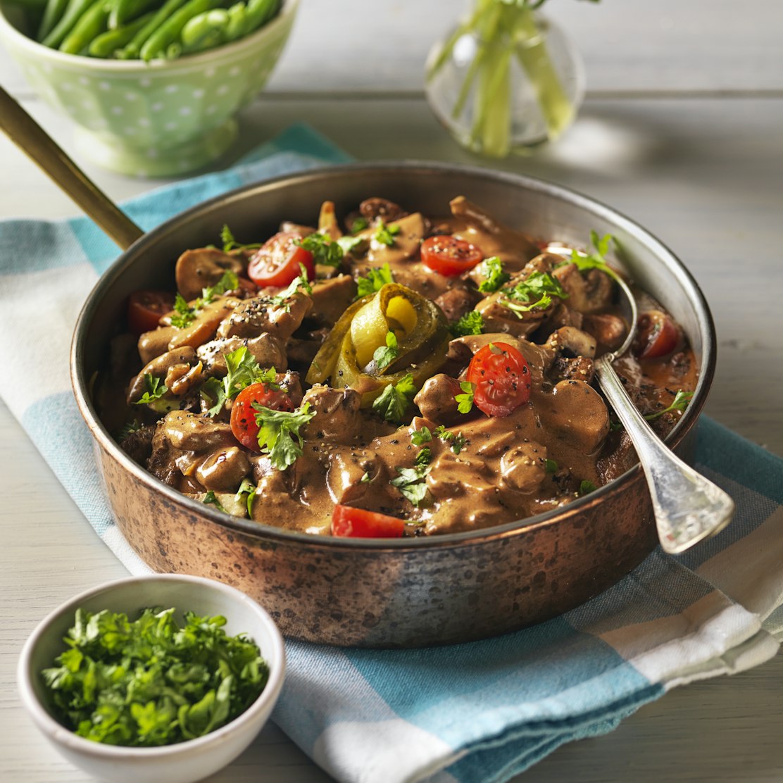 Biff Stroganoff Med Paprika
