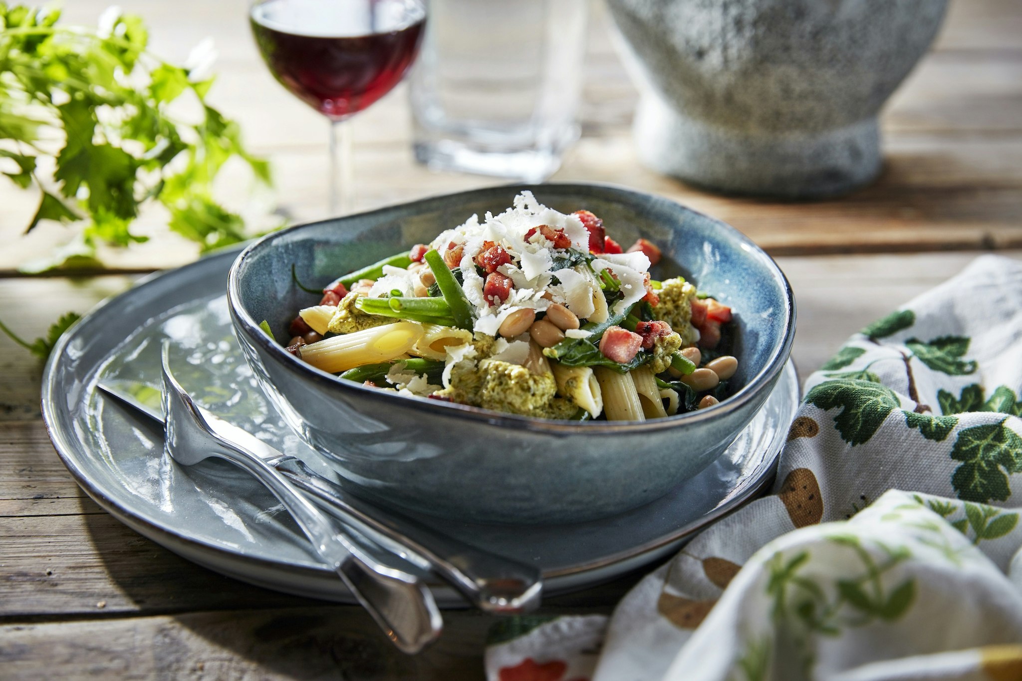 Pizza bianco med sidfläsk och potatis