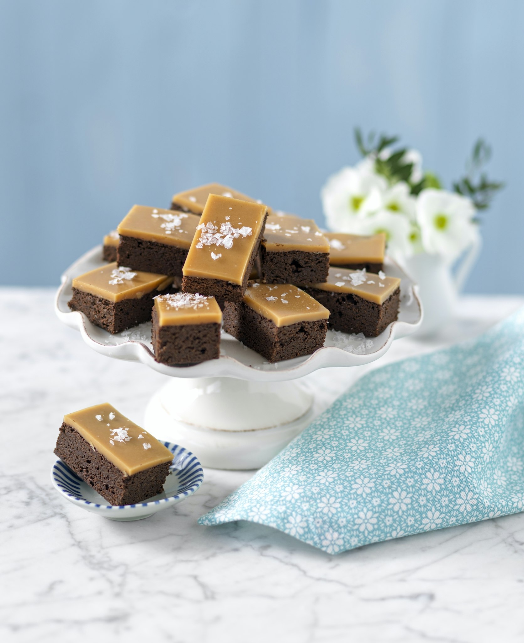 Brownie med kolatopp