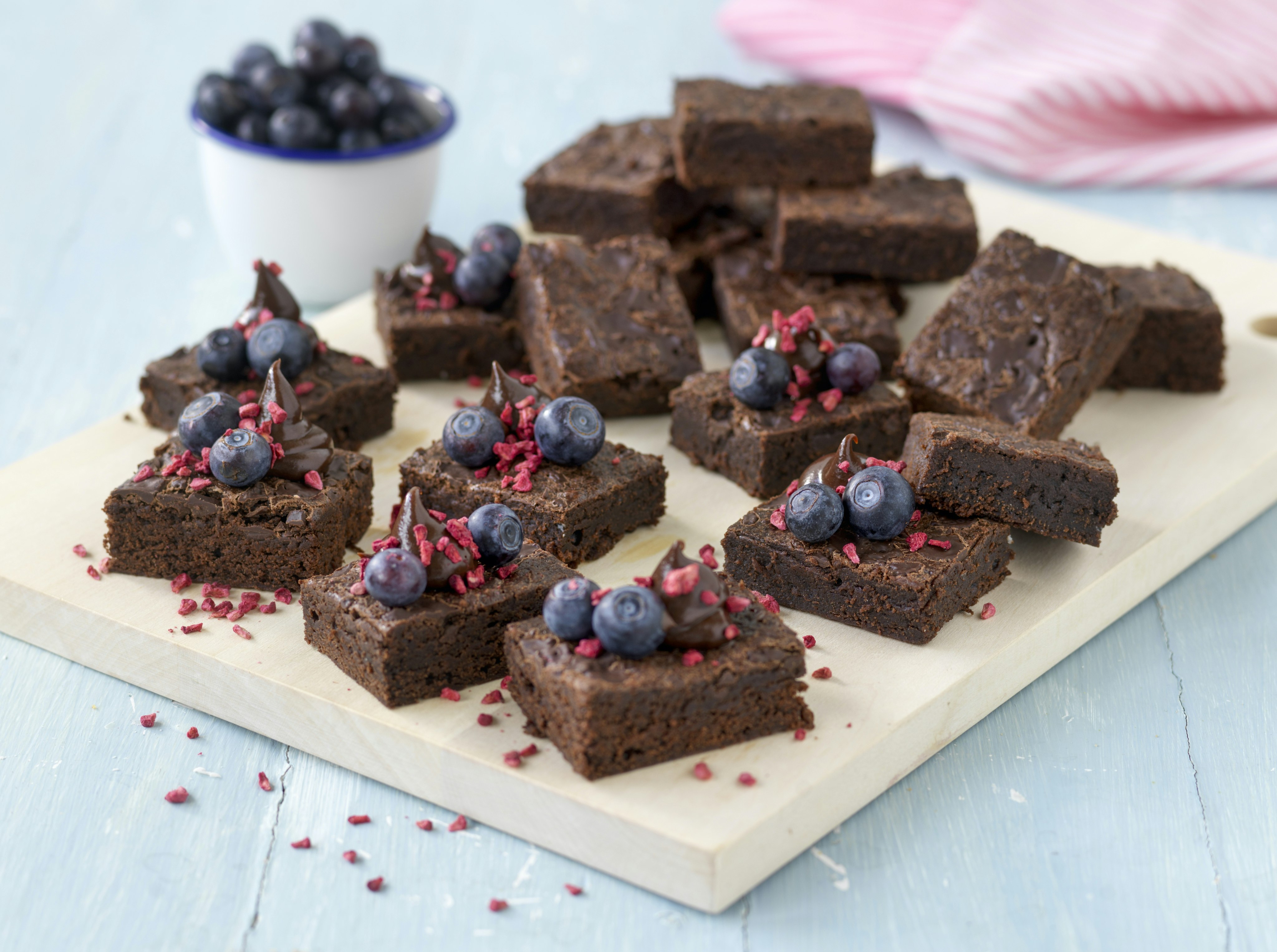 Brownies med chokladbitar