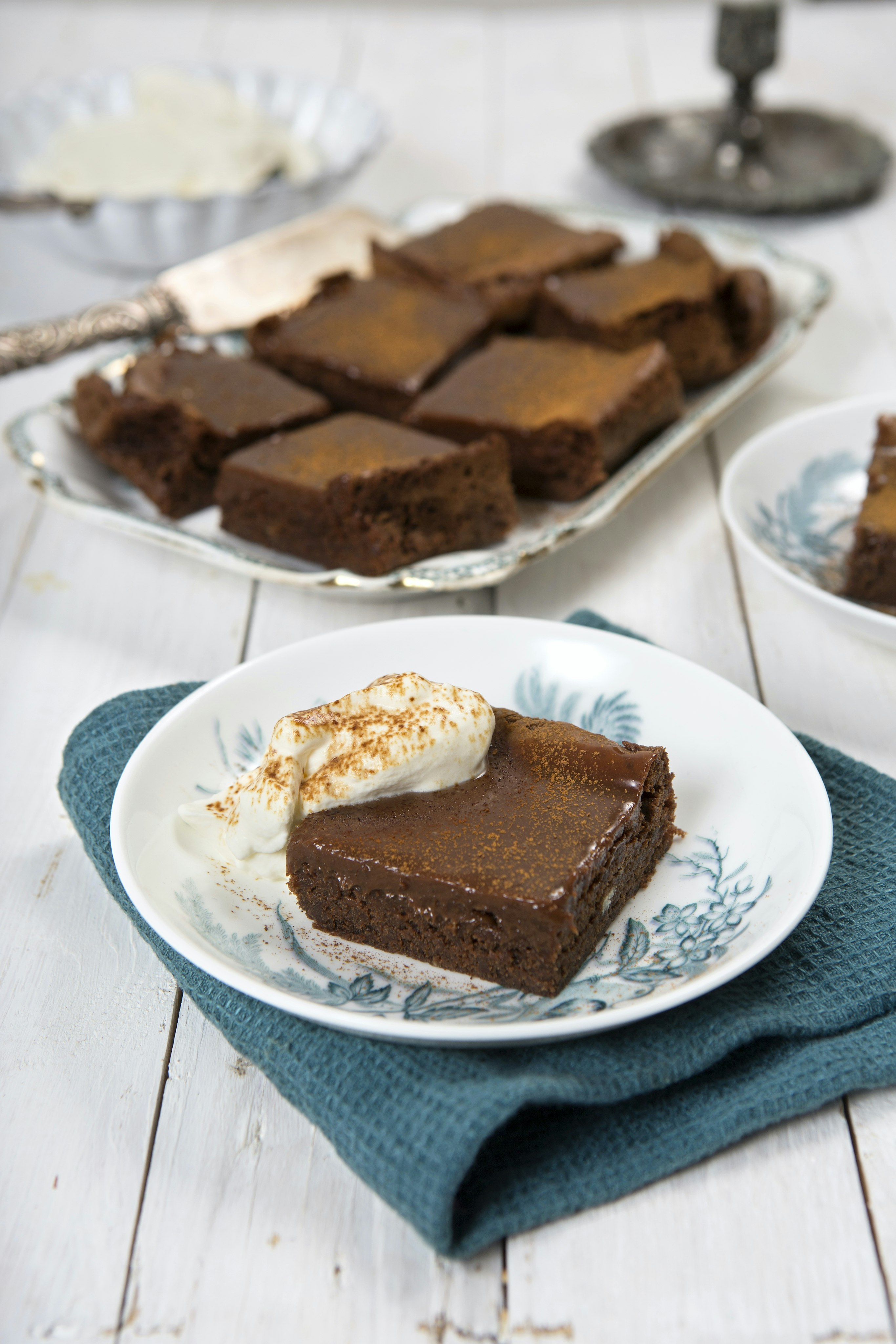 Brownies med kaffeganache