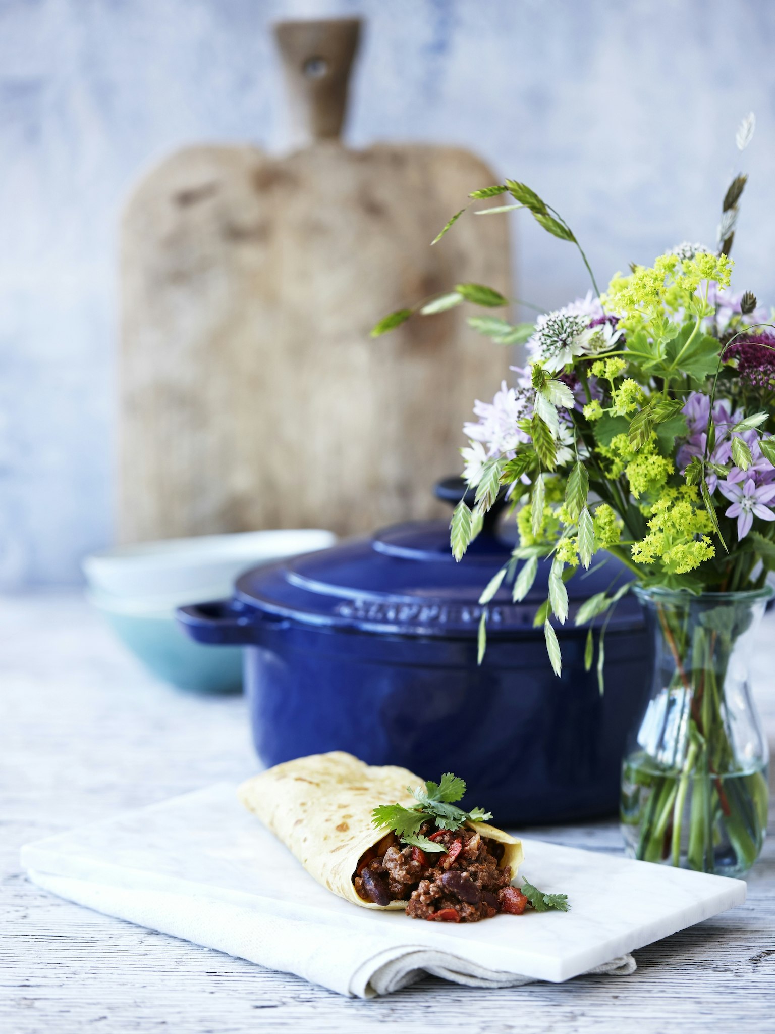 Burritos med chili con carne