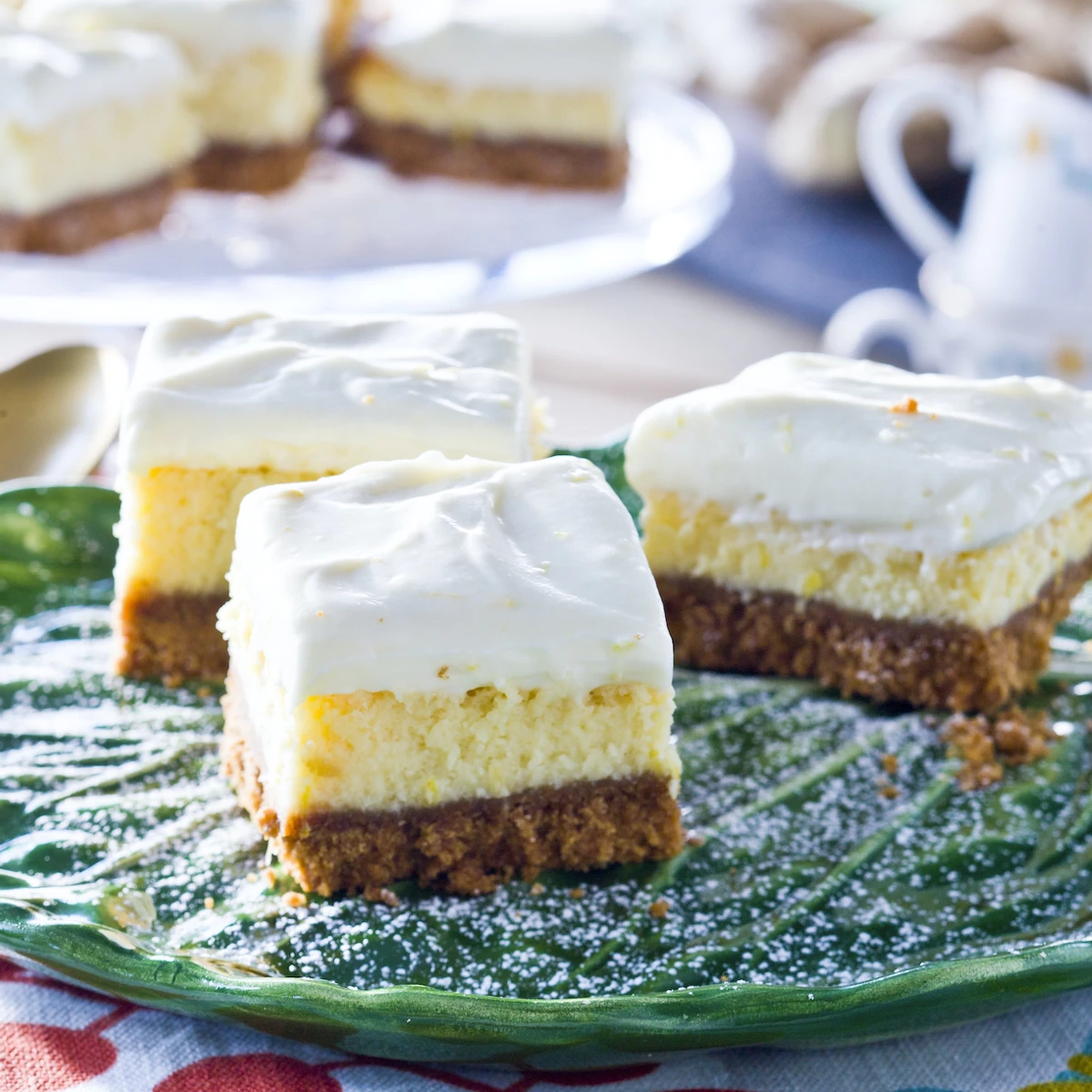 Cheesecake med ingefära och citron