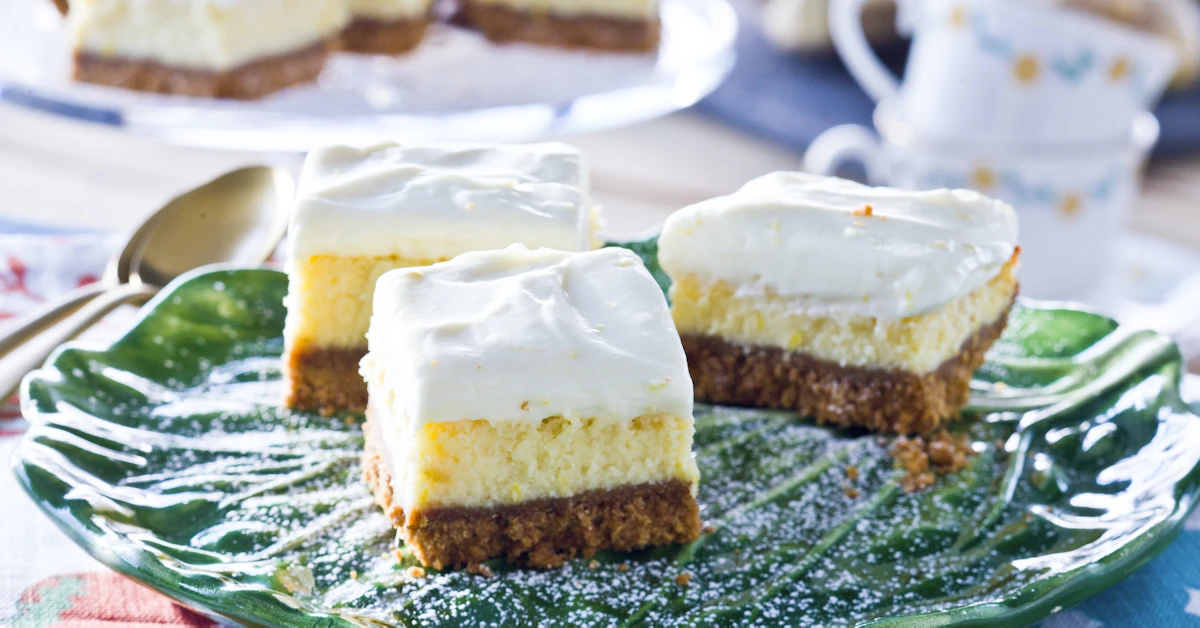 Cheesecake med ingefära och citron