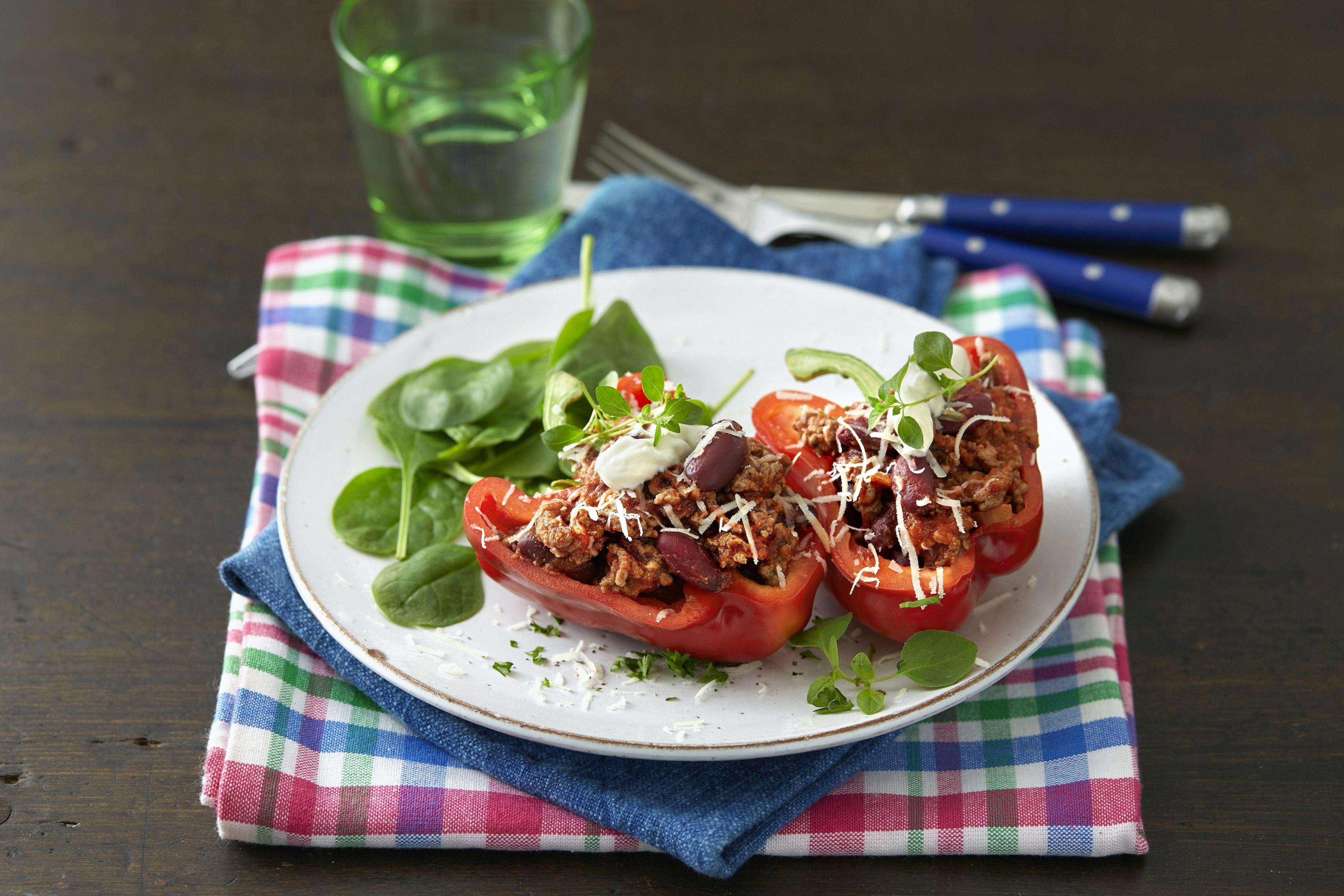 Chili con carne i paprika