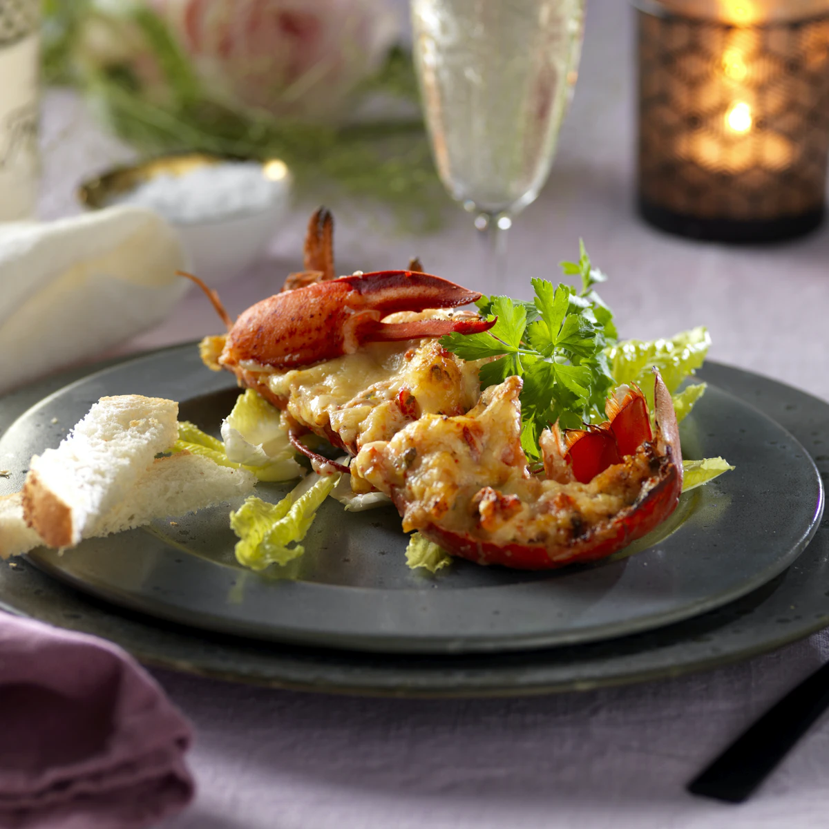 Fillet Hummer Chiligratinerad hummer