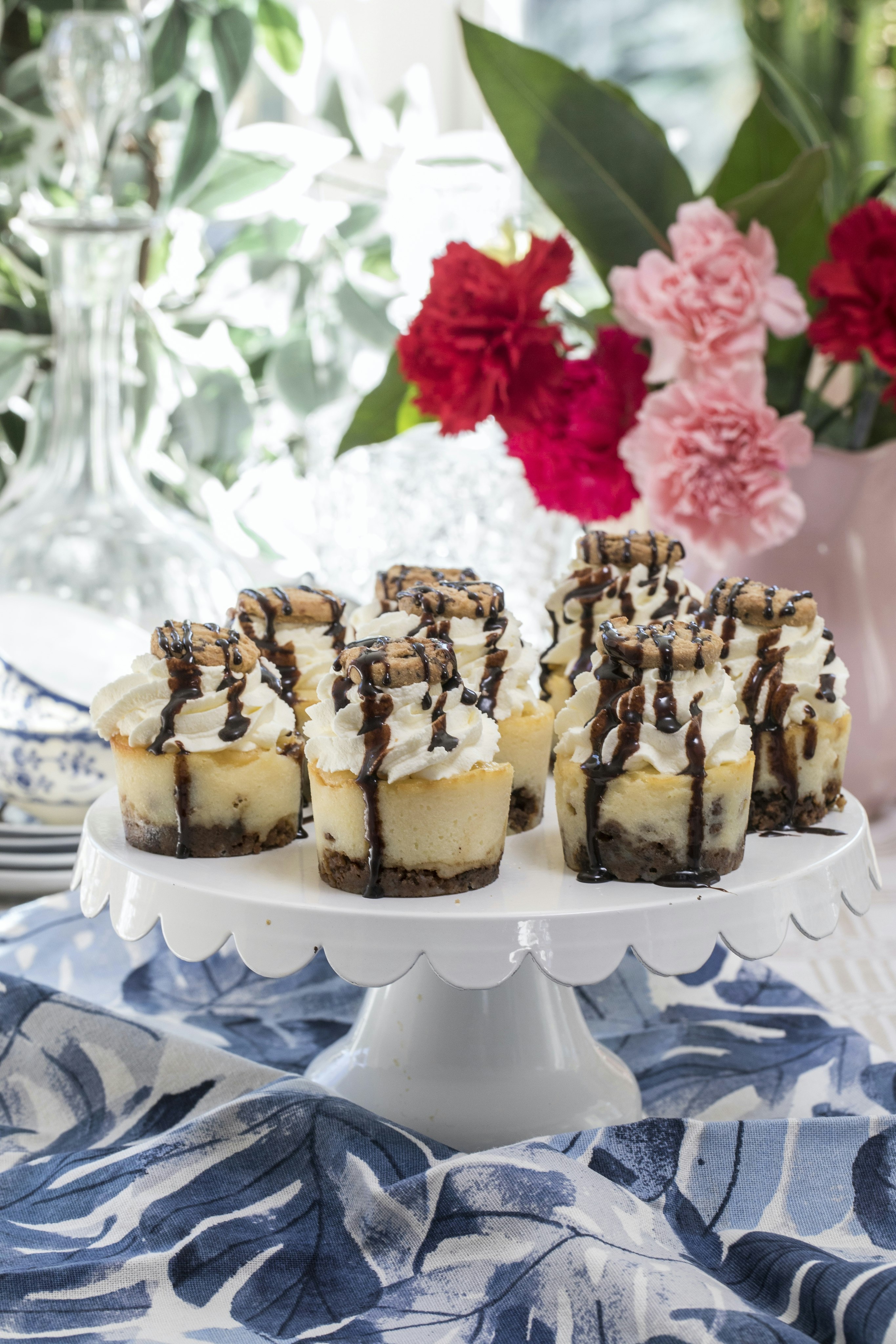 Chocolate chip cookie cheesecake muffins