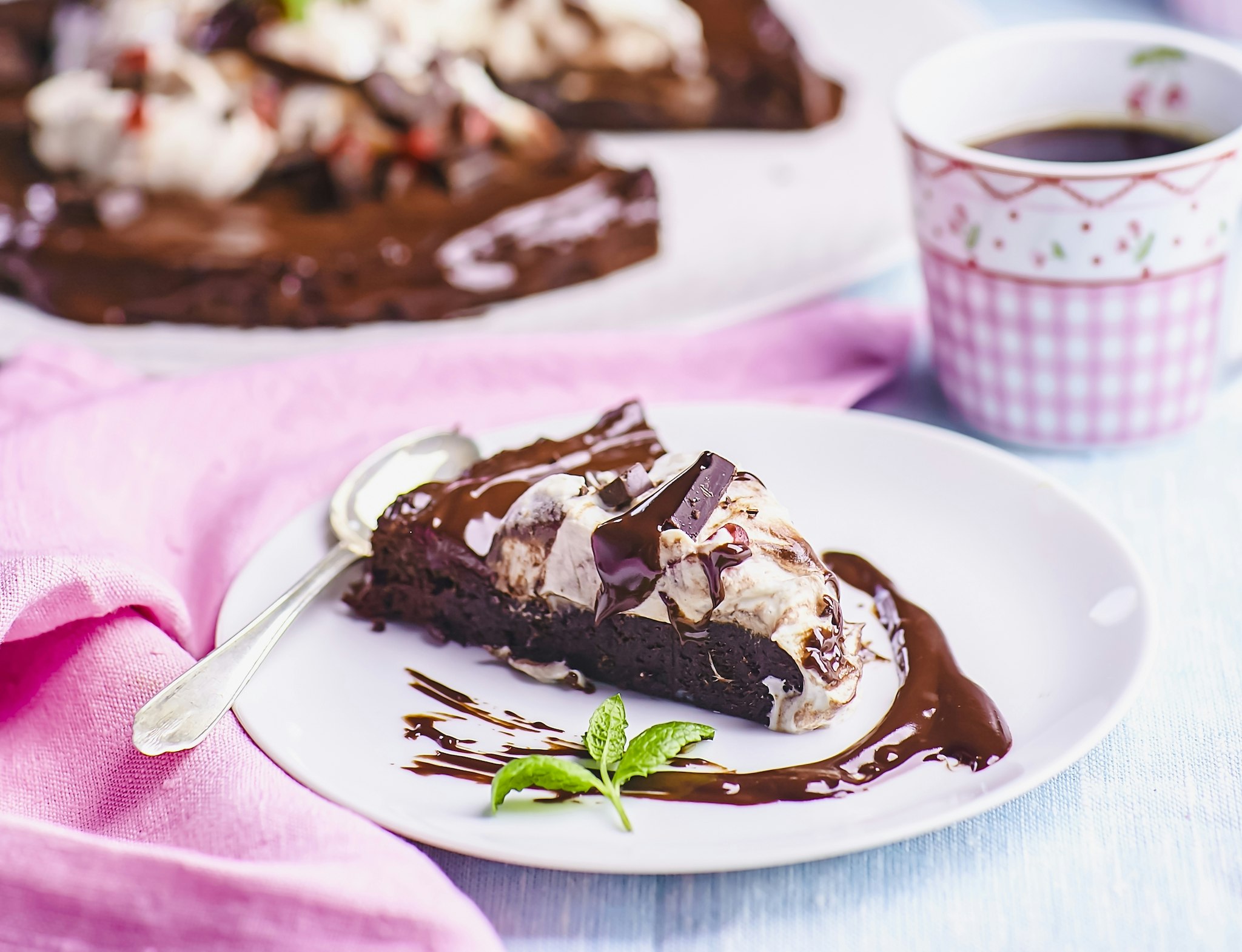 Chokladkladdkaka med mandelmjöl