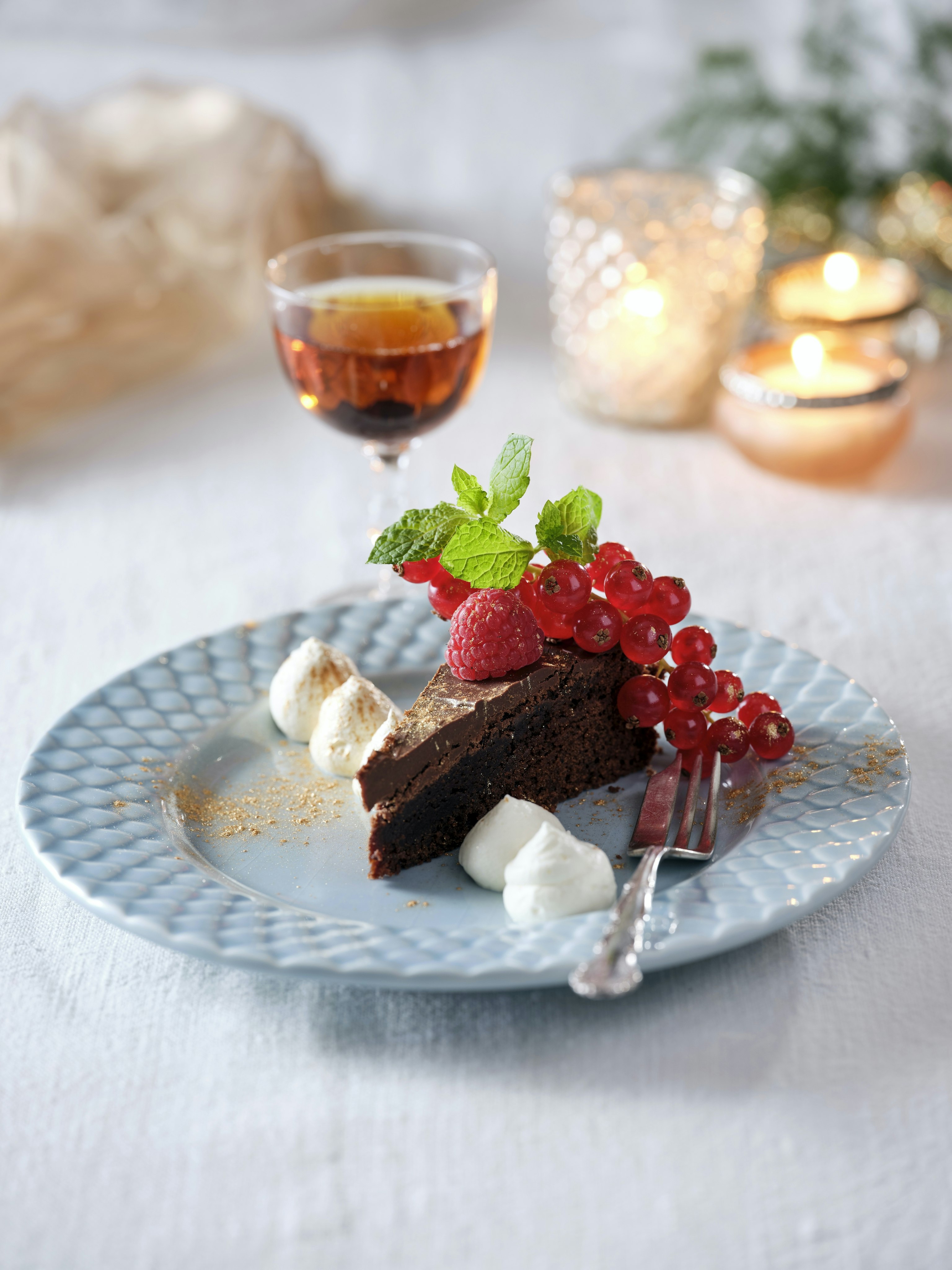 Chokladtårta med nougattopp