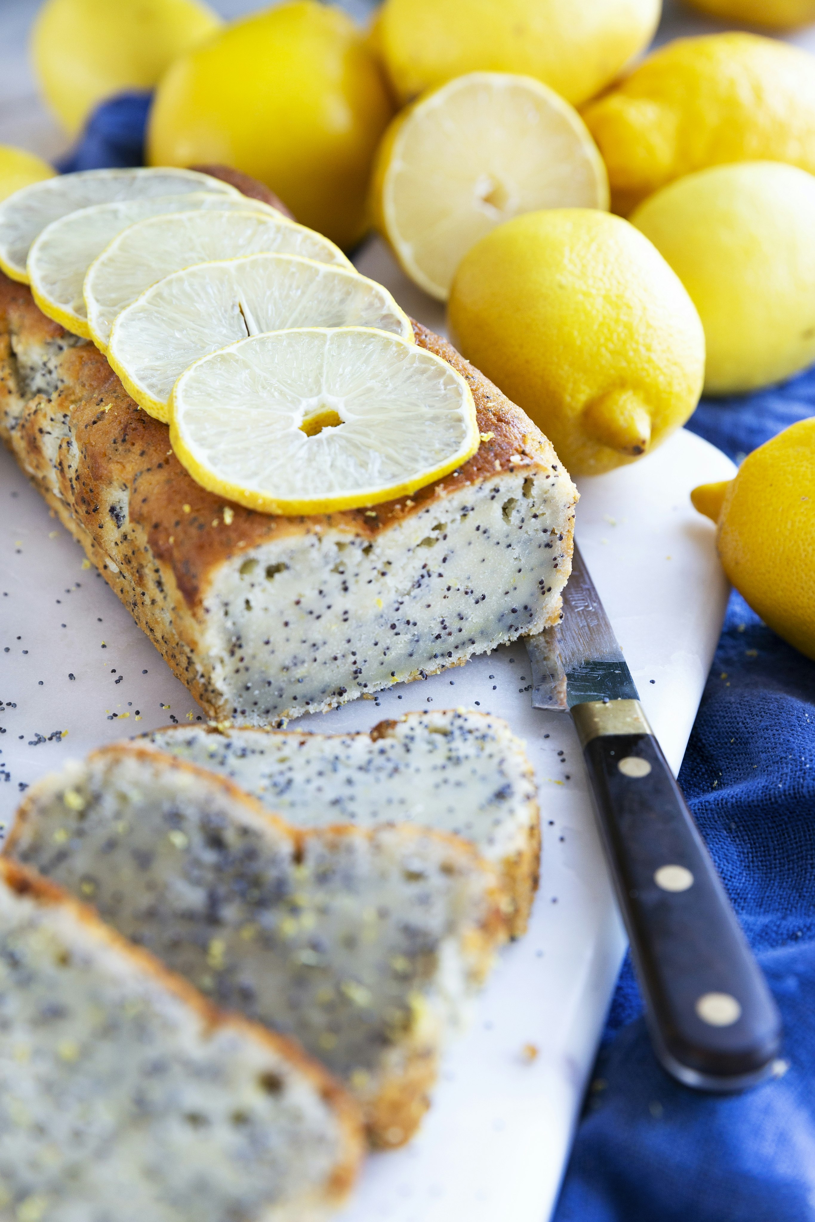 Citron- och vallmokaka