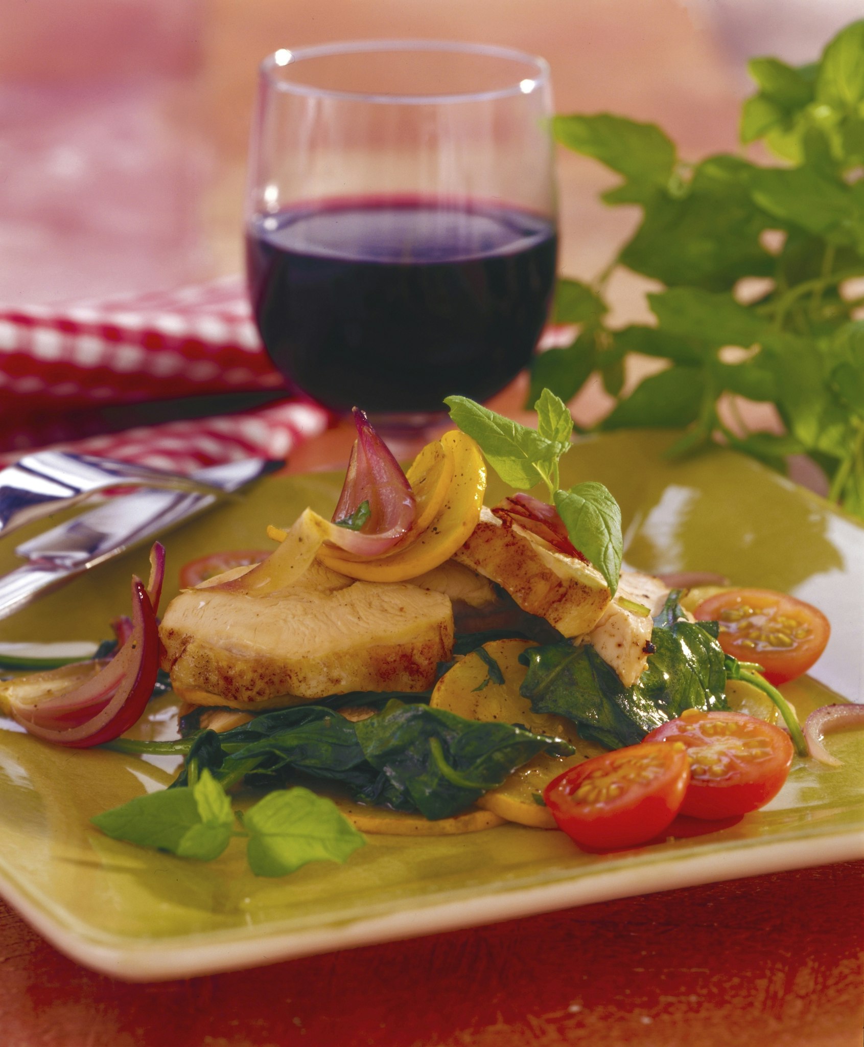 Citronkyckling med zucchini