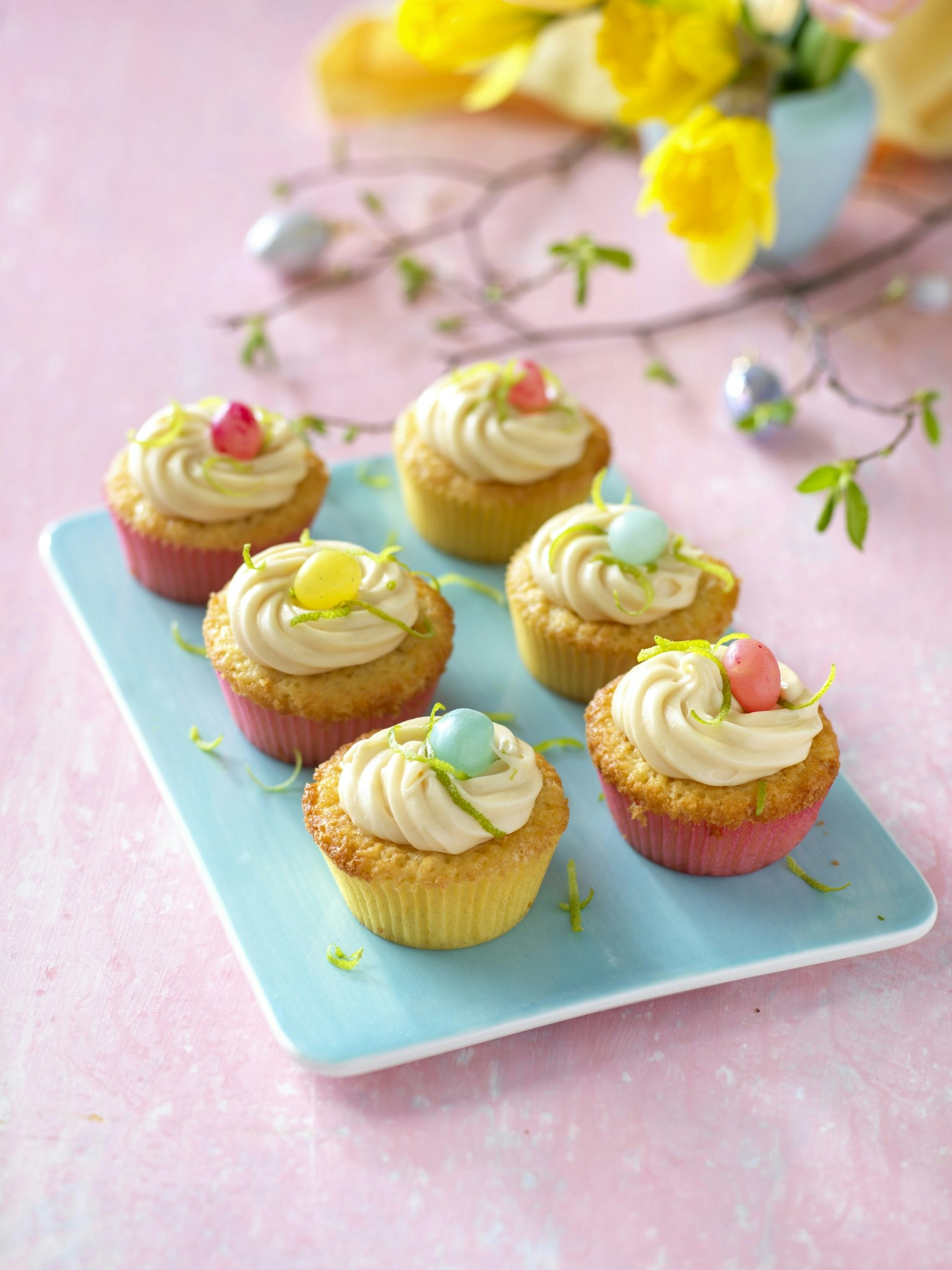 Citronmuffins med kolakräm