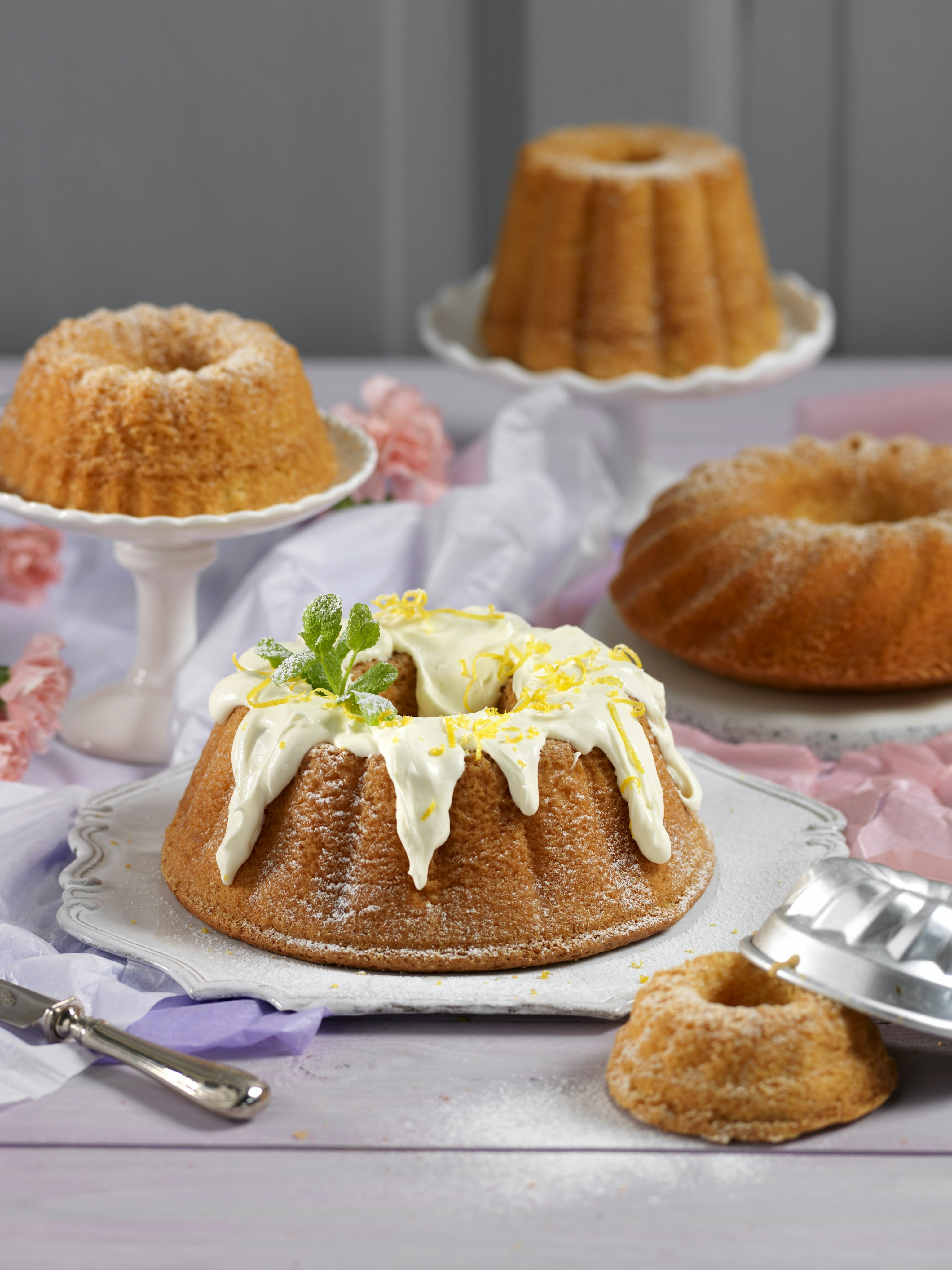 saftig sockerkaka med citron