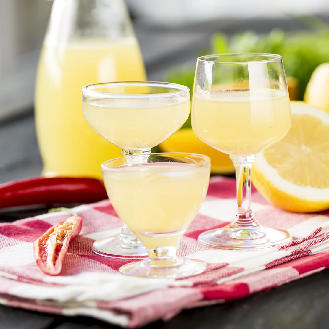 Citrus-shot med ingefära och chili