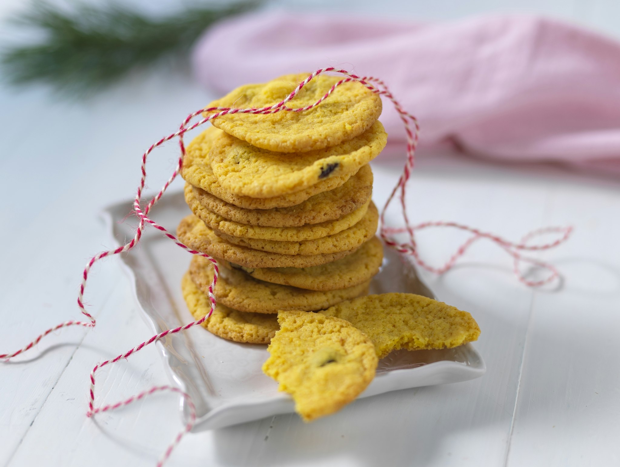 Cookies med saffran och citron