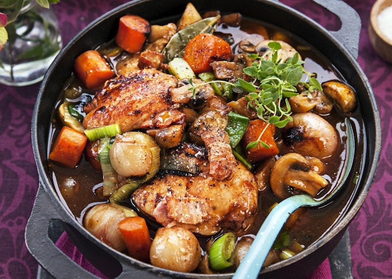 Coq au vin blanc Coq au vin blanc