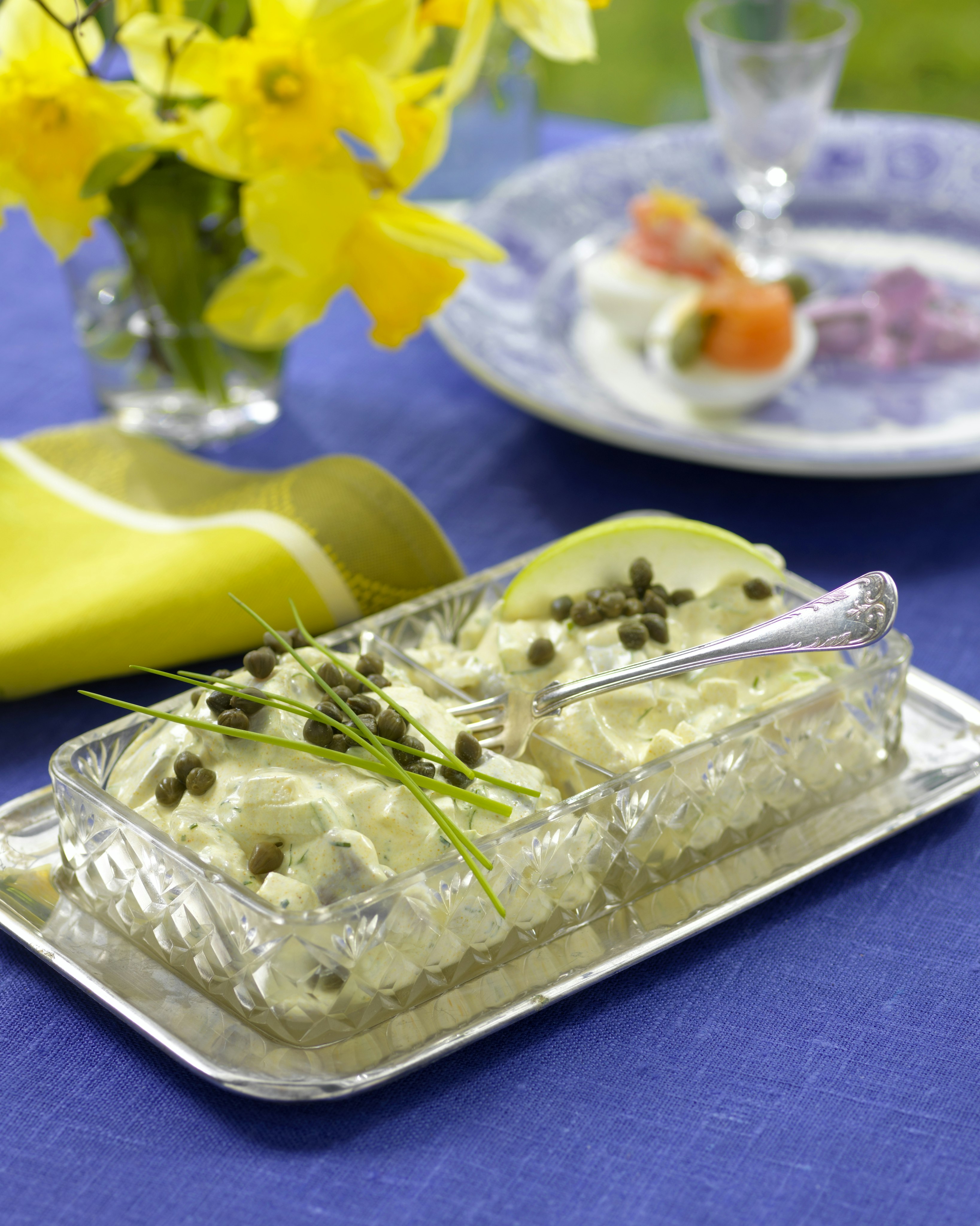 Currysill med äpple och pepparrot