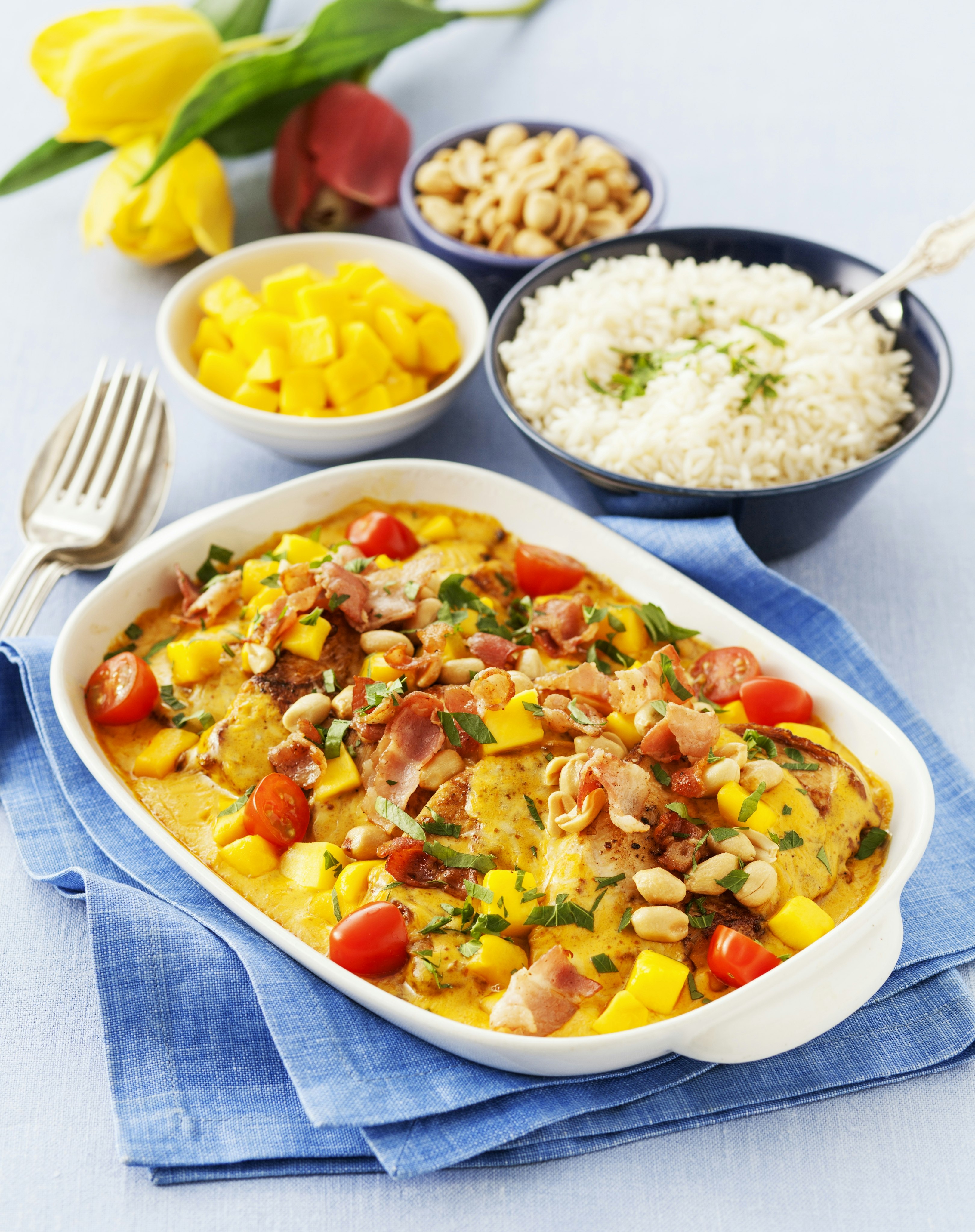 Flygande Jacob med mango