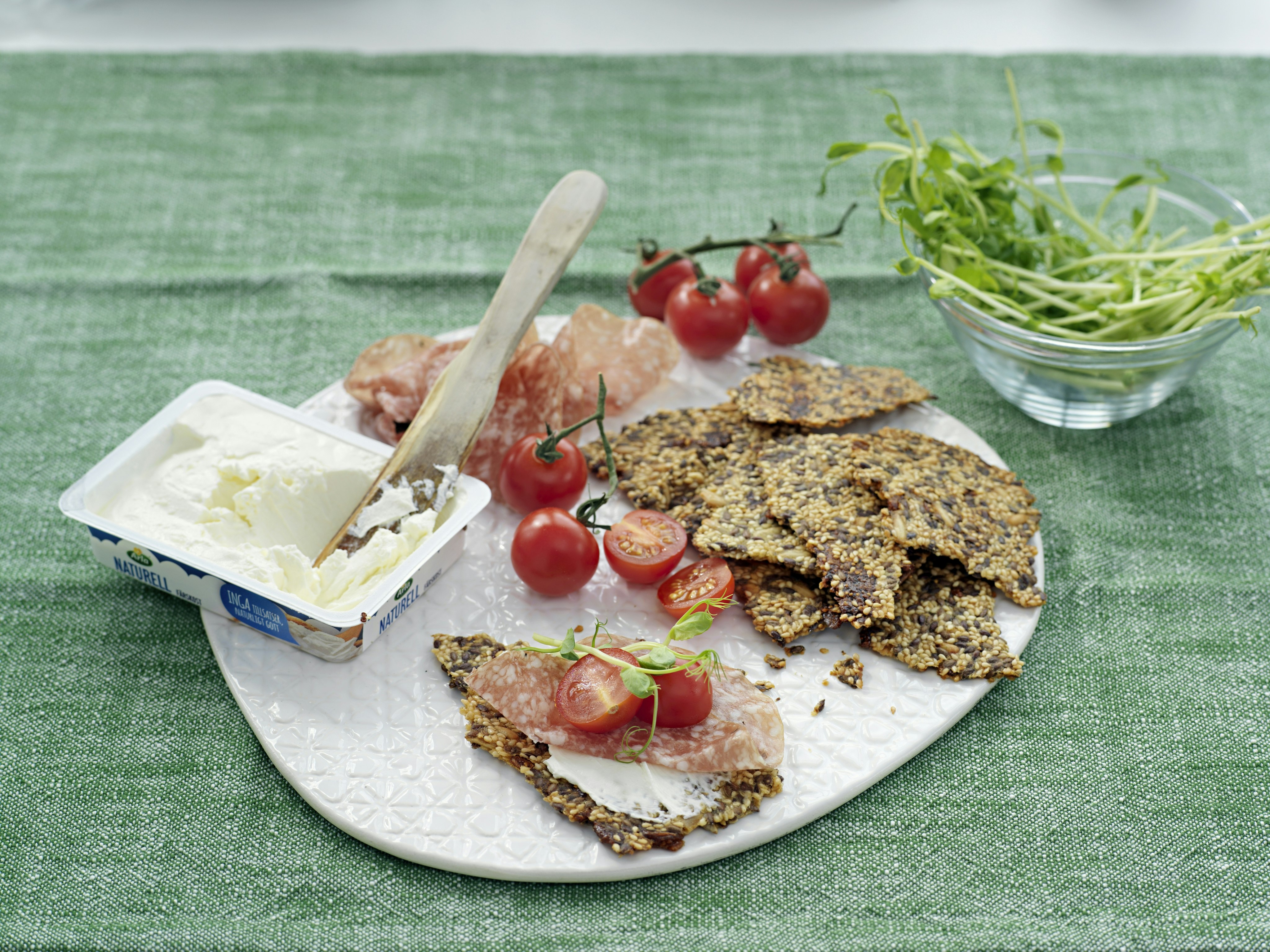 Fröknäcke med fikon