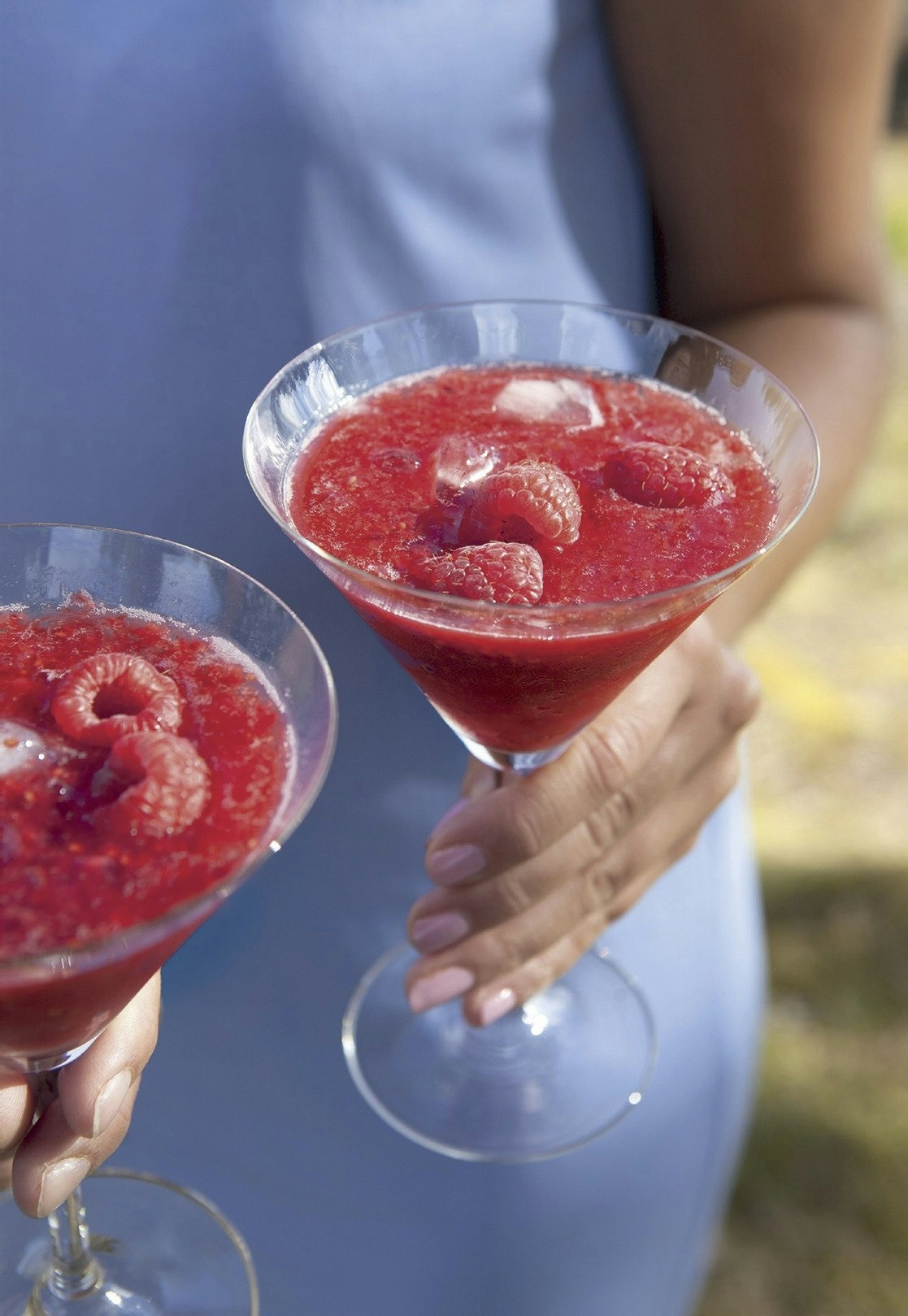 Frozen raspberry daiquiri