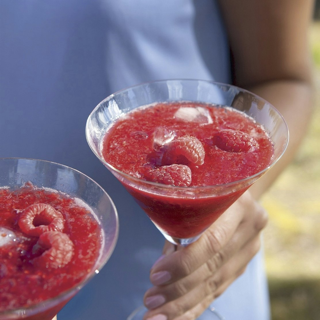 Frozen raspberry daiquiri