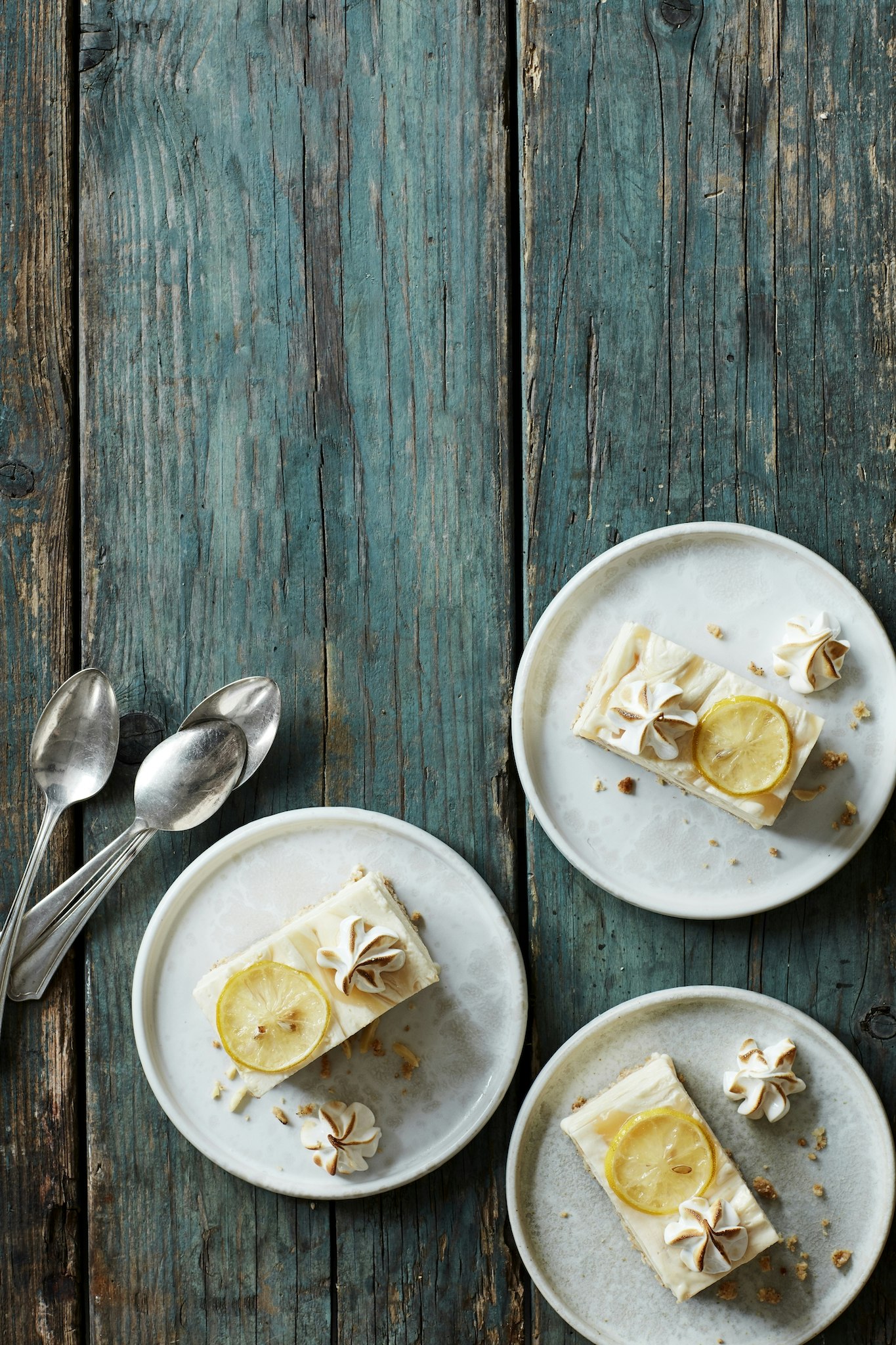 Fryst citronkaka med mandelmassa