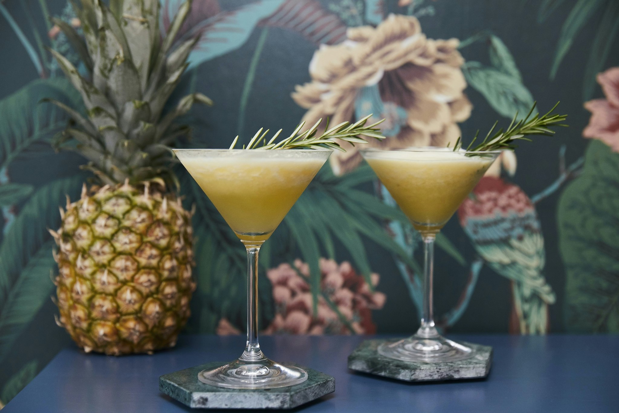 Ginger beer cocktail med tropisk smak