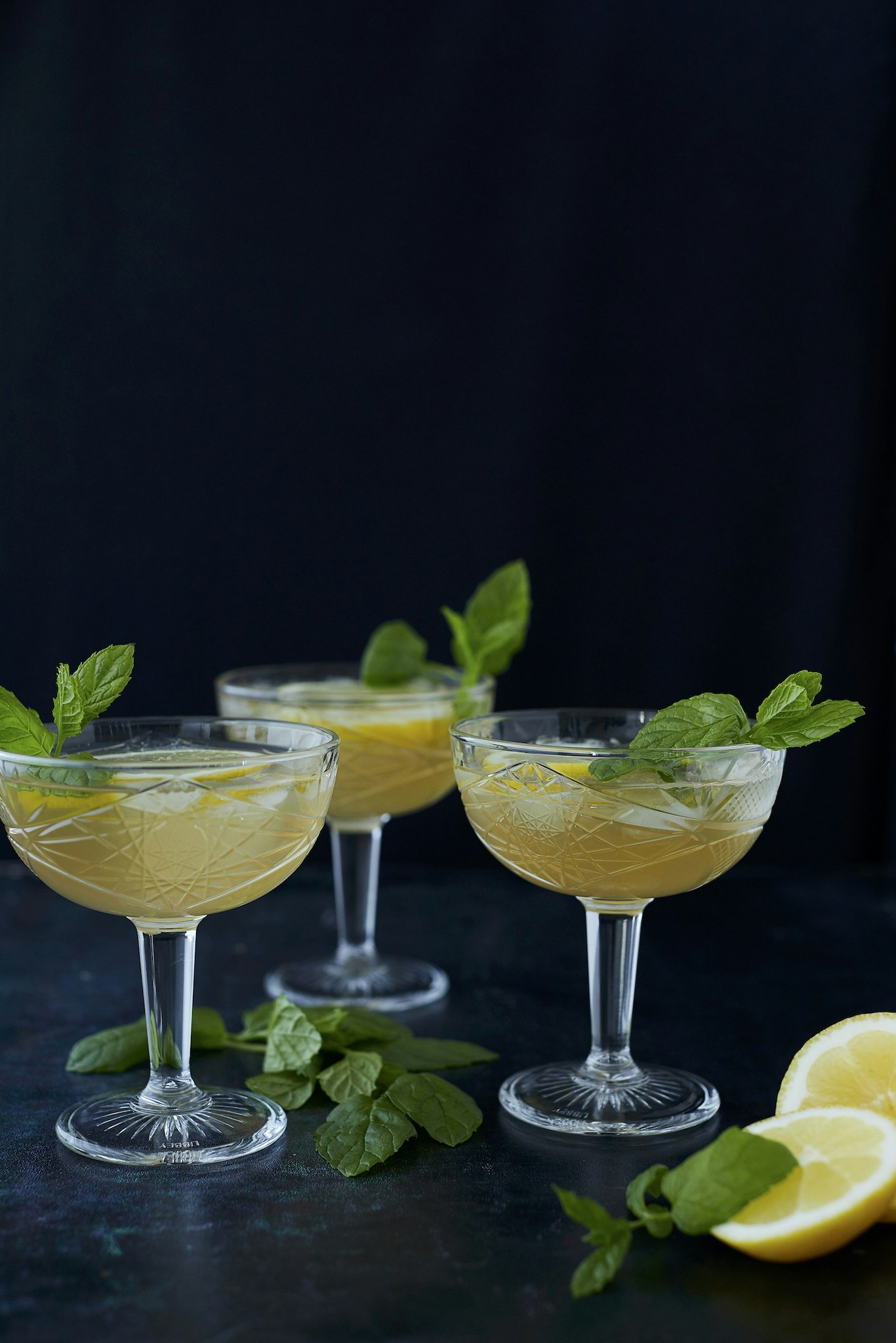 Ginger kombucha cocktail