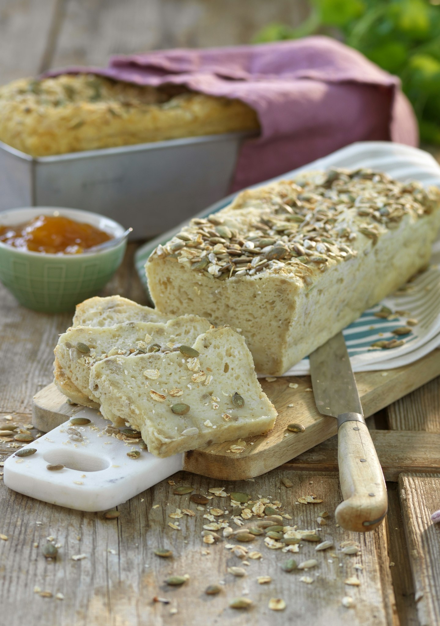 Glutenfritt Havrebröd Med Pumpakärnor