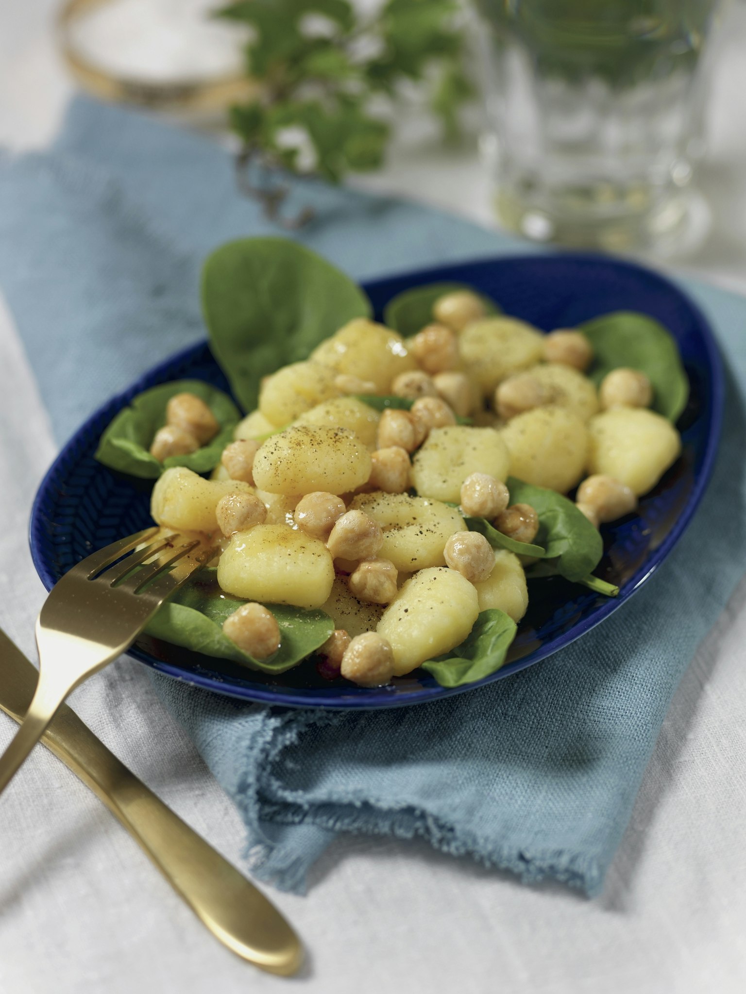 Gnocchi och brynt hasselnötssmör