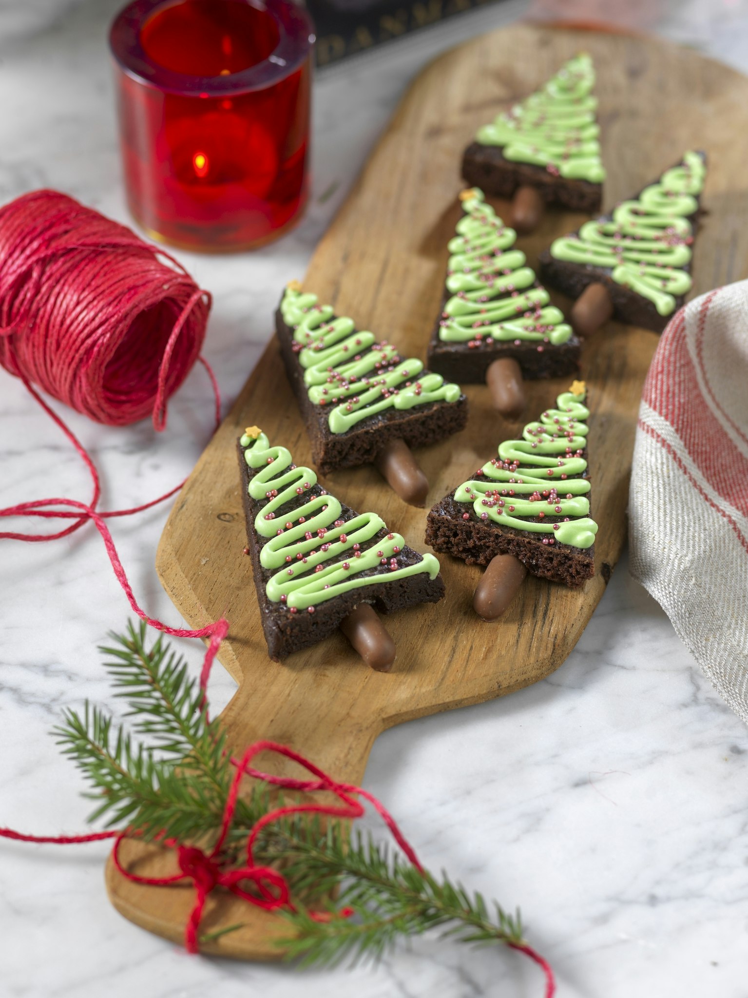 Granformade pepparkaksbrownies