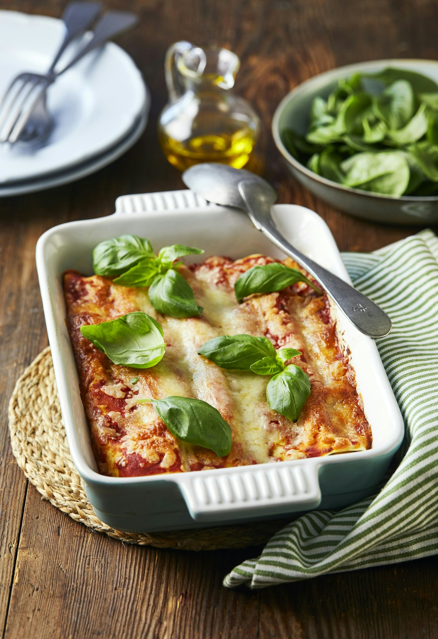 Gratinerade pastarullar