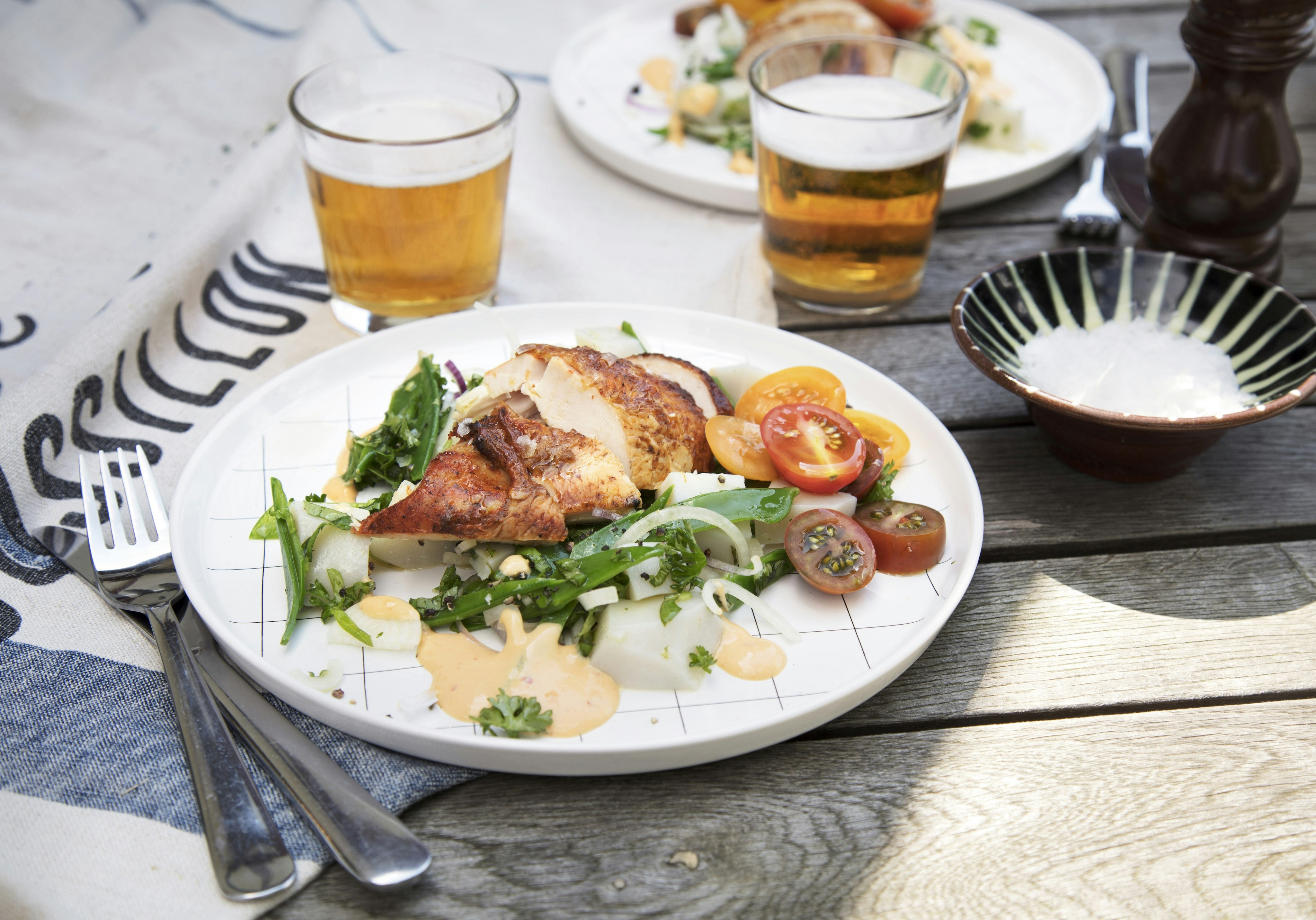 Grillad kyckling med mangosås