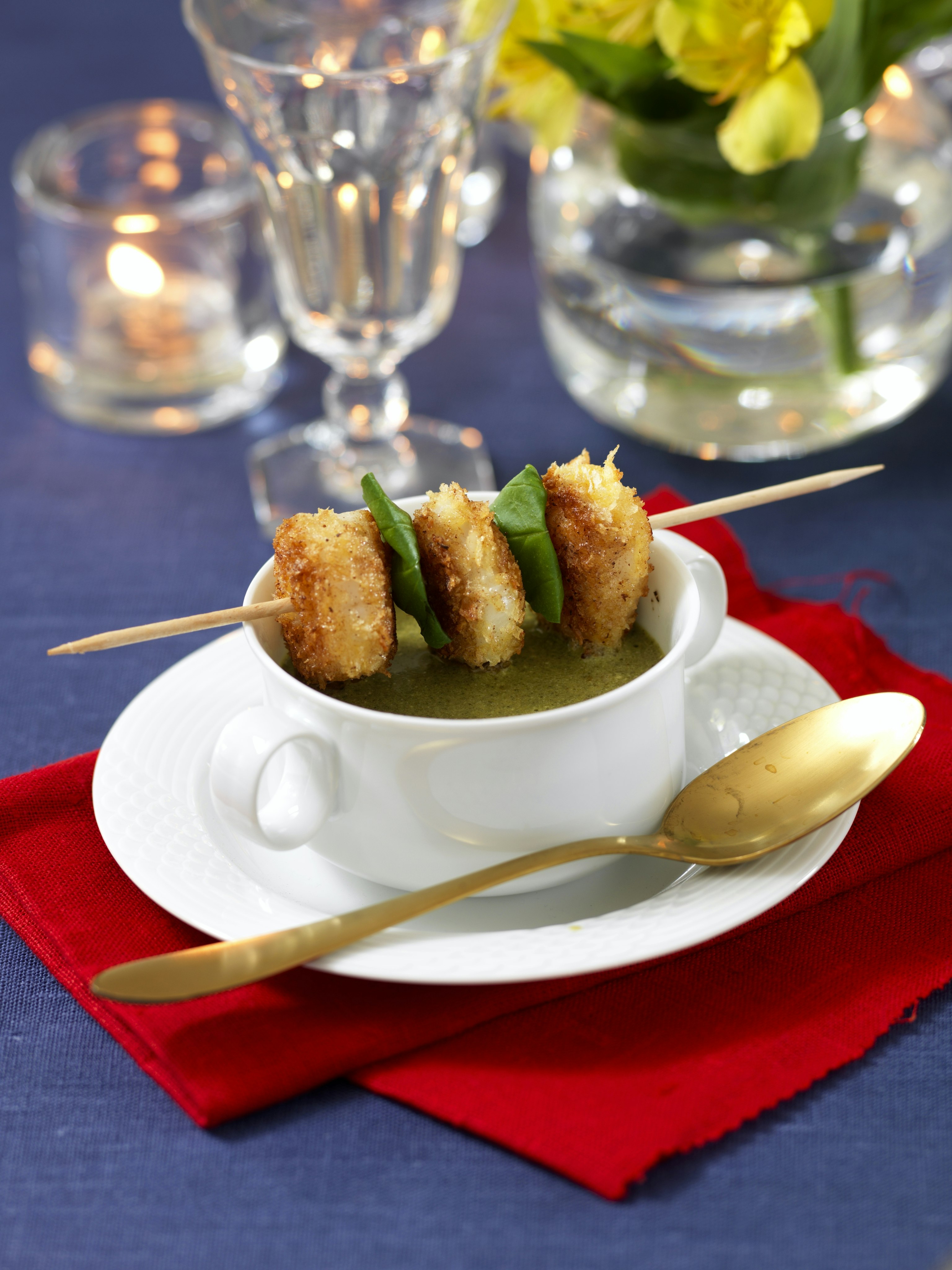 Grönkålssoppa med pilgrimsmusslor