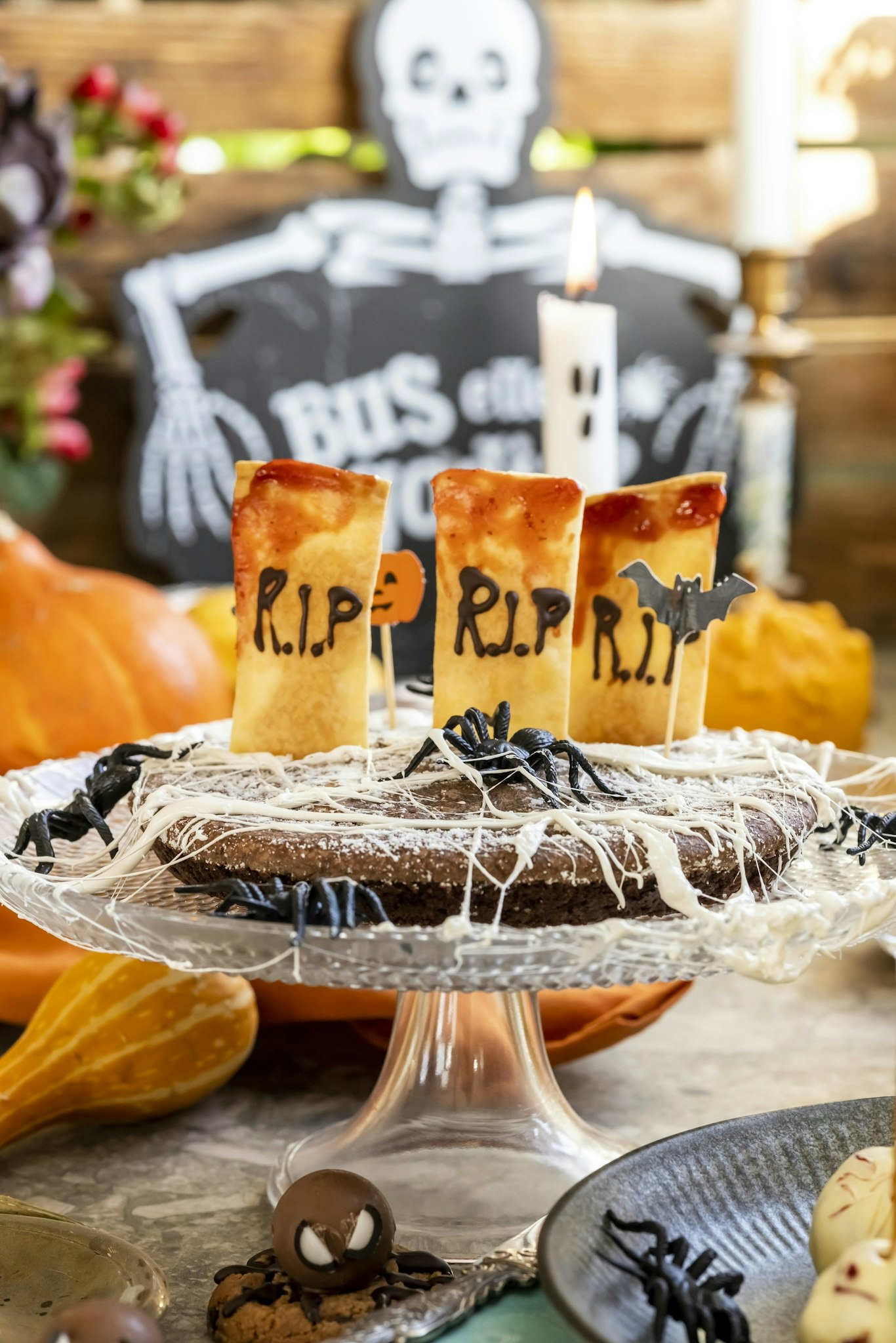 Halloween chokladkaka