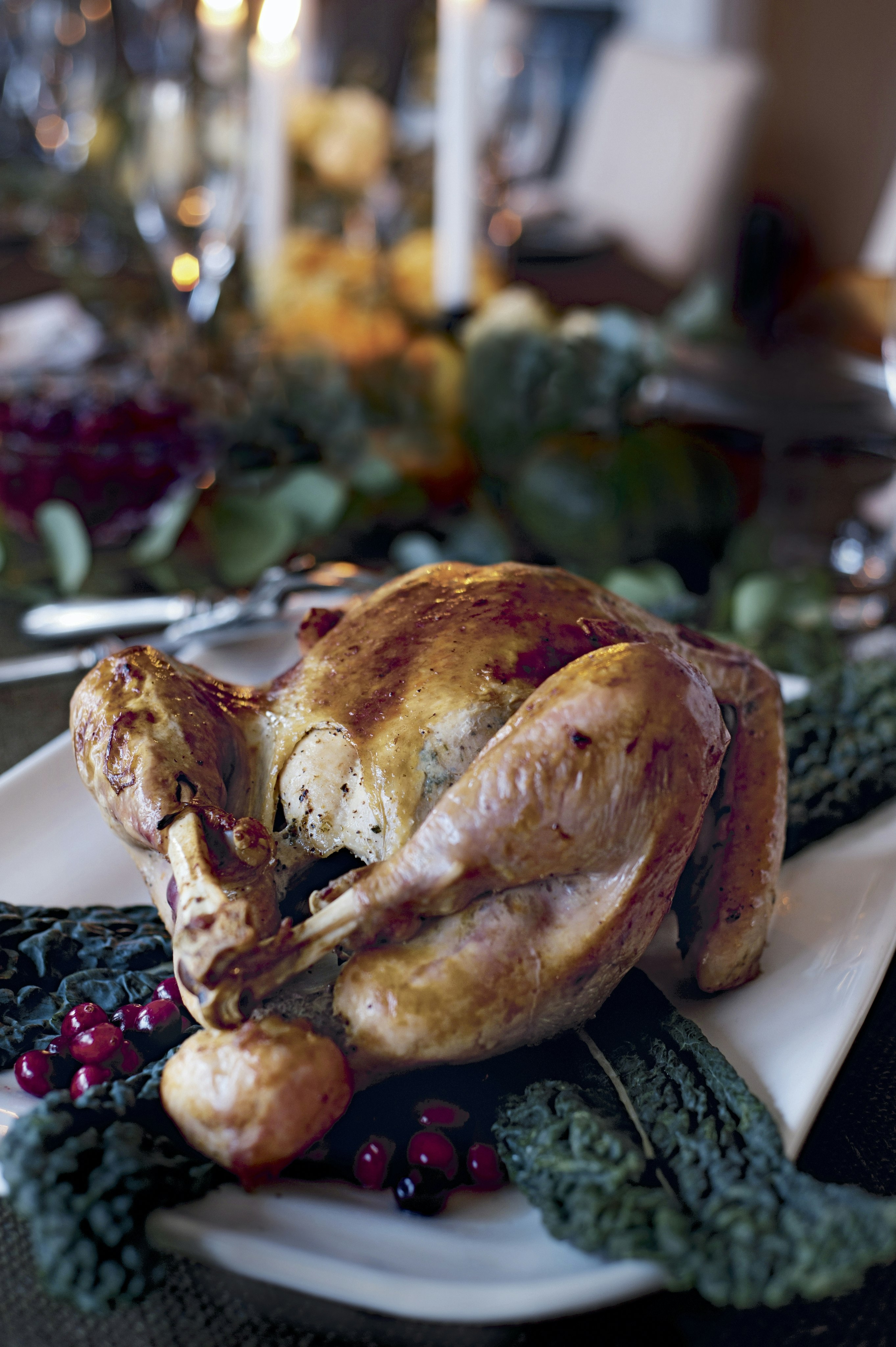 Helstekt kalkon med portvinssky