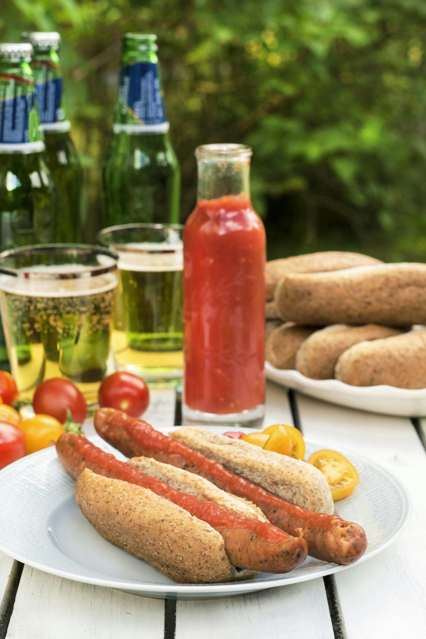 Hemgjord ketchup med lite sting