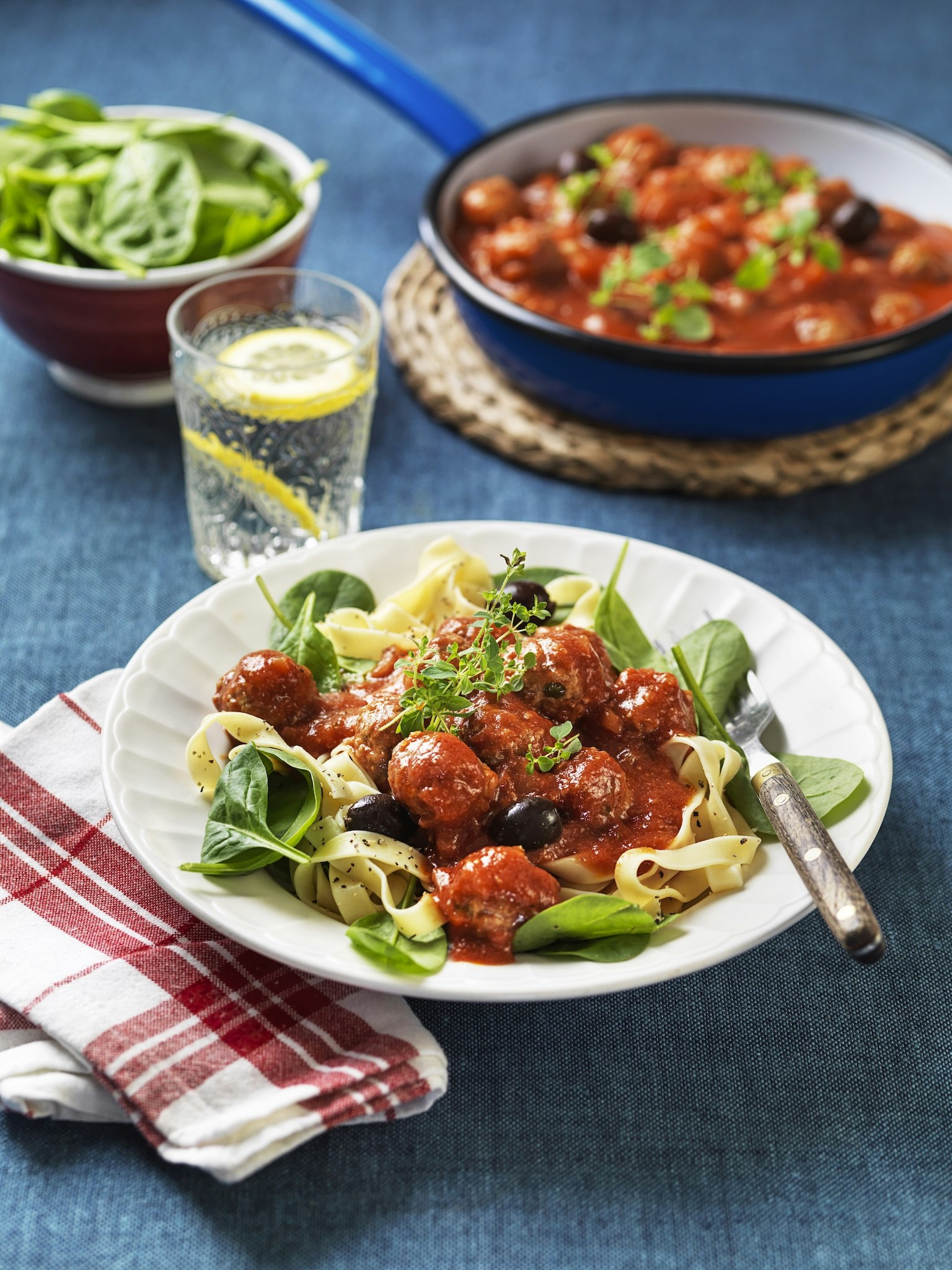 Italienska frikadeller i tomatsås