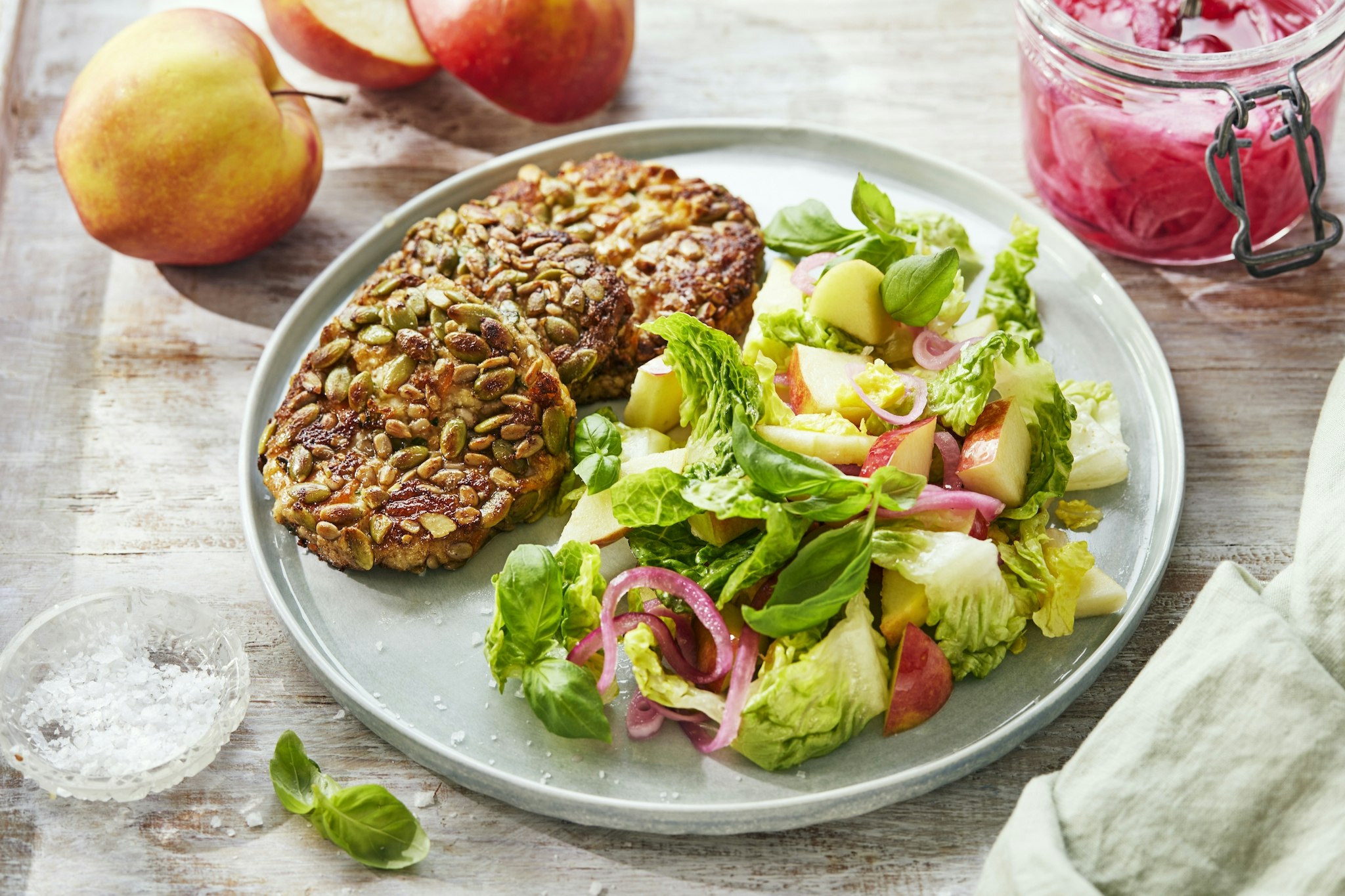 Jordärtskocksbiffar med frön