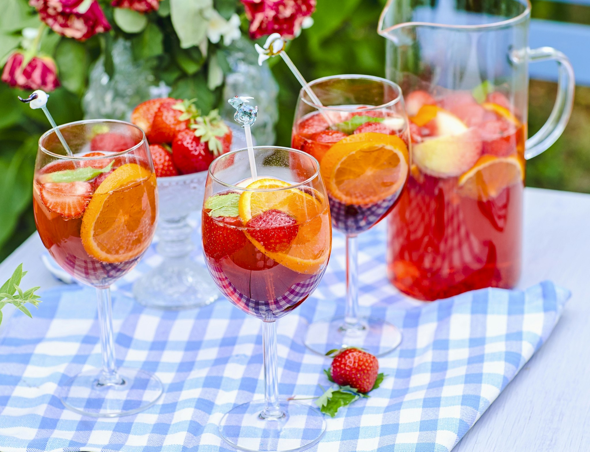 Jordgubbssangria med tequila