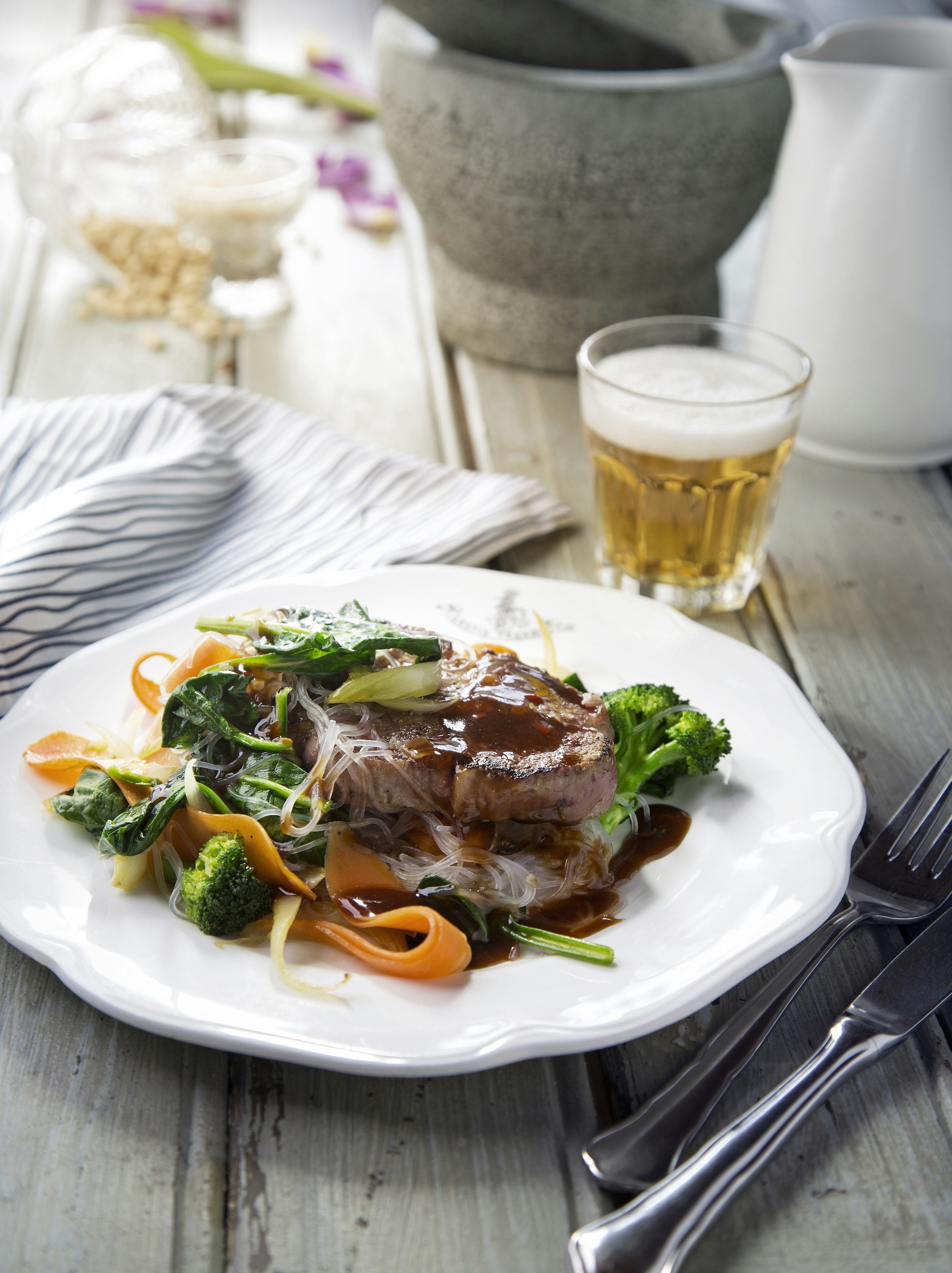 Karré med asiatiska smaker