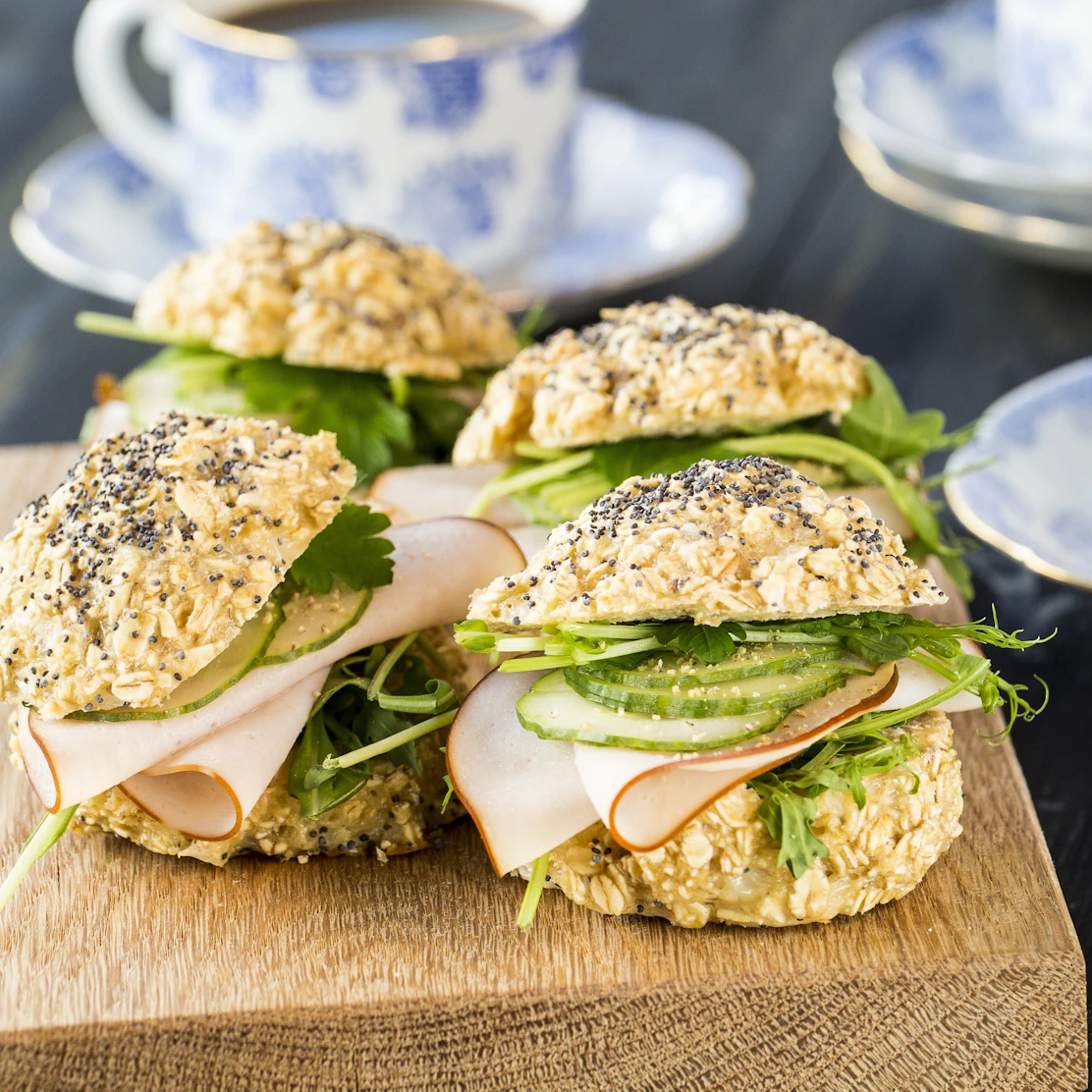 Sås Rispapper Friterat rispapper med räkor, avokado och chili